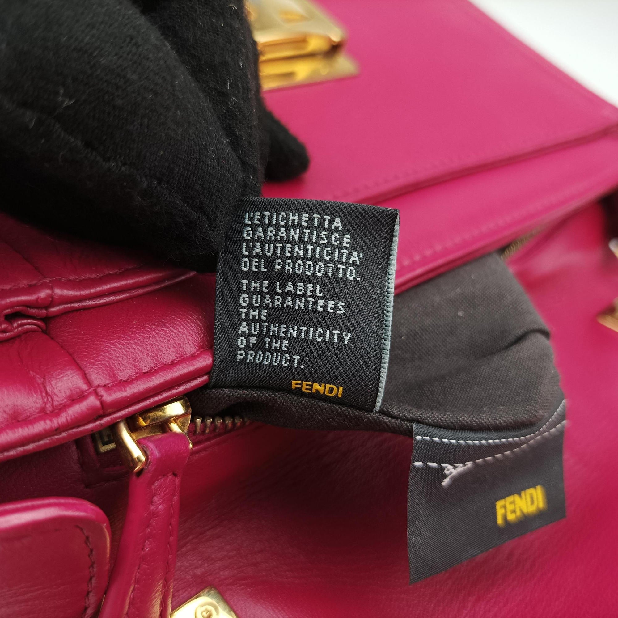 Vintage Fendi Be Baguette Rose Leather 8BR677 shoulderbag | stylenewstar