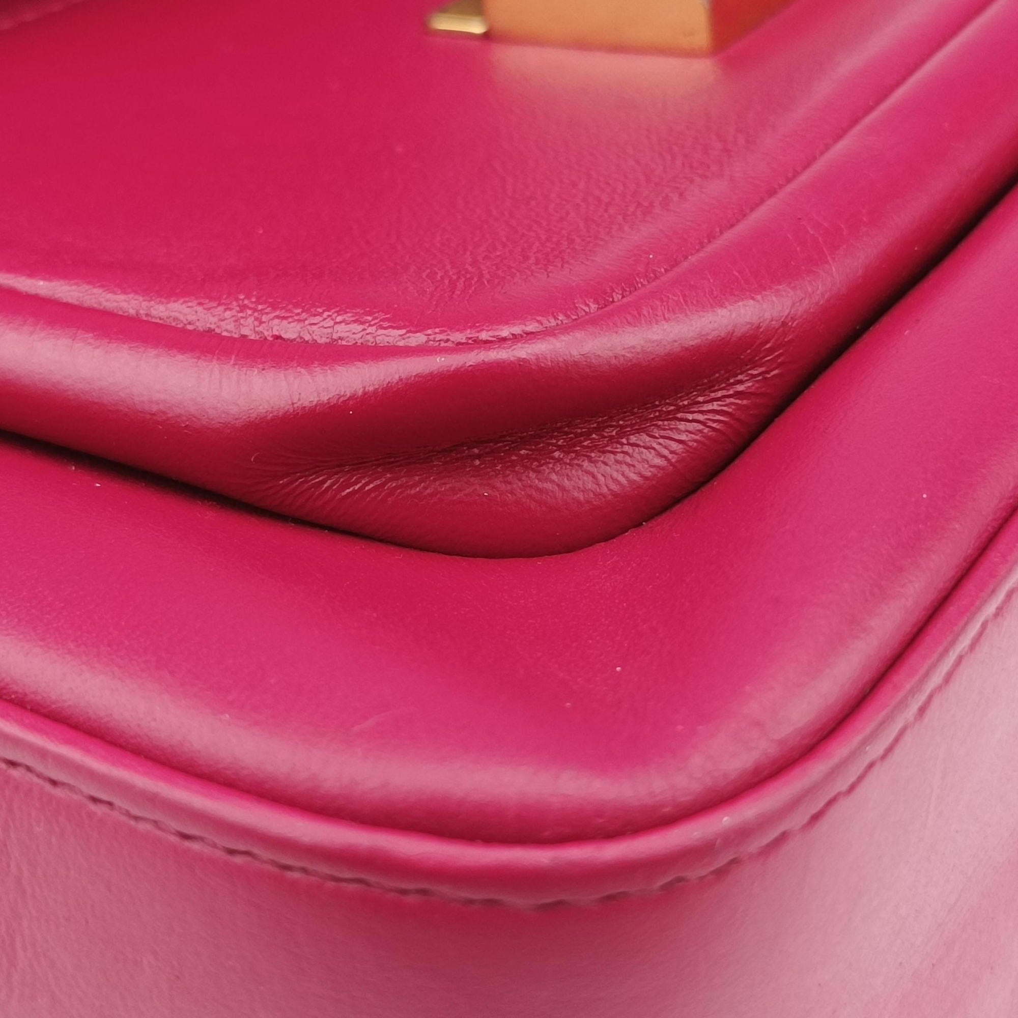 Vintage Fendi Be Baguette Rose Leather 8BR677 shoulderbag | stylenewstar