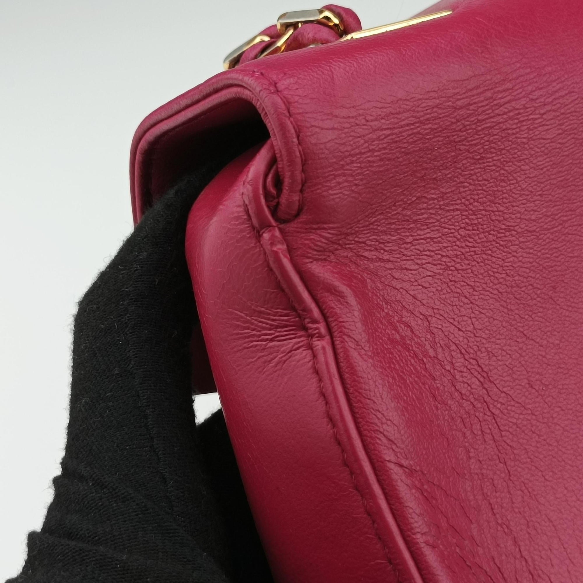 Vintage Fendi Be Baguette Rose Leather 8BR677 shoulderbag | stylenewstar