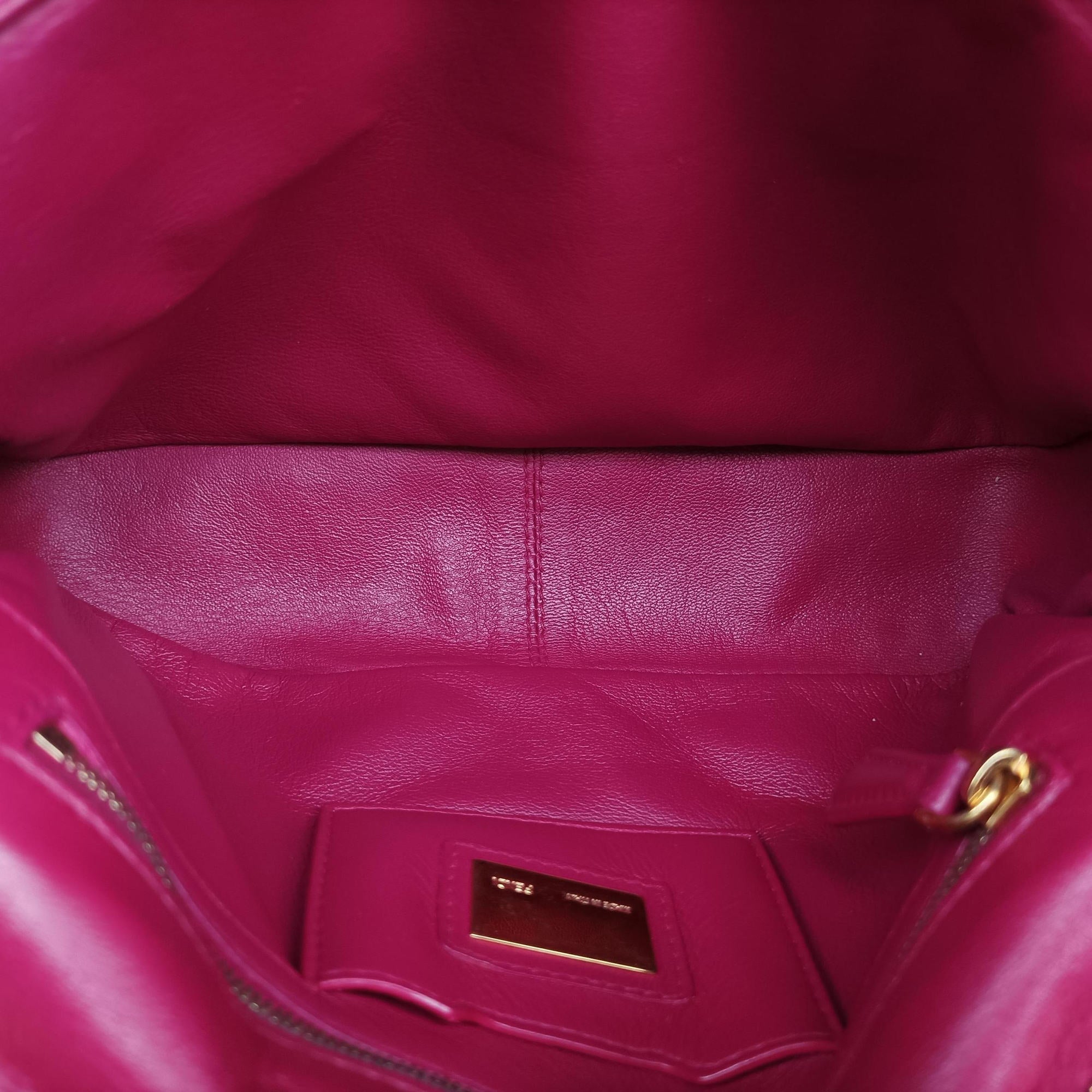 Vintage Fendi Be Baguette Rose Leather 8BR677 shoulderbag | stylenewstar