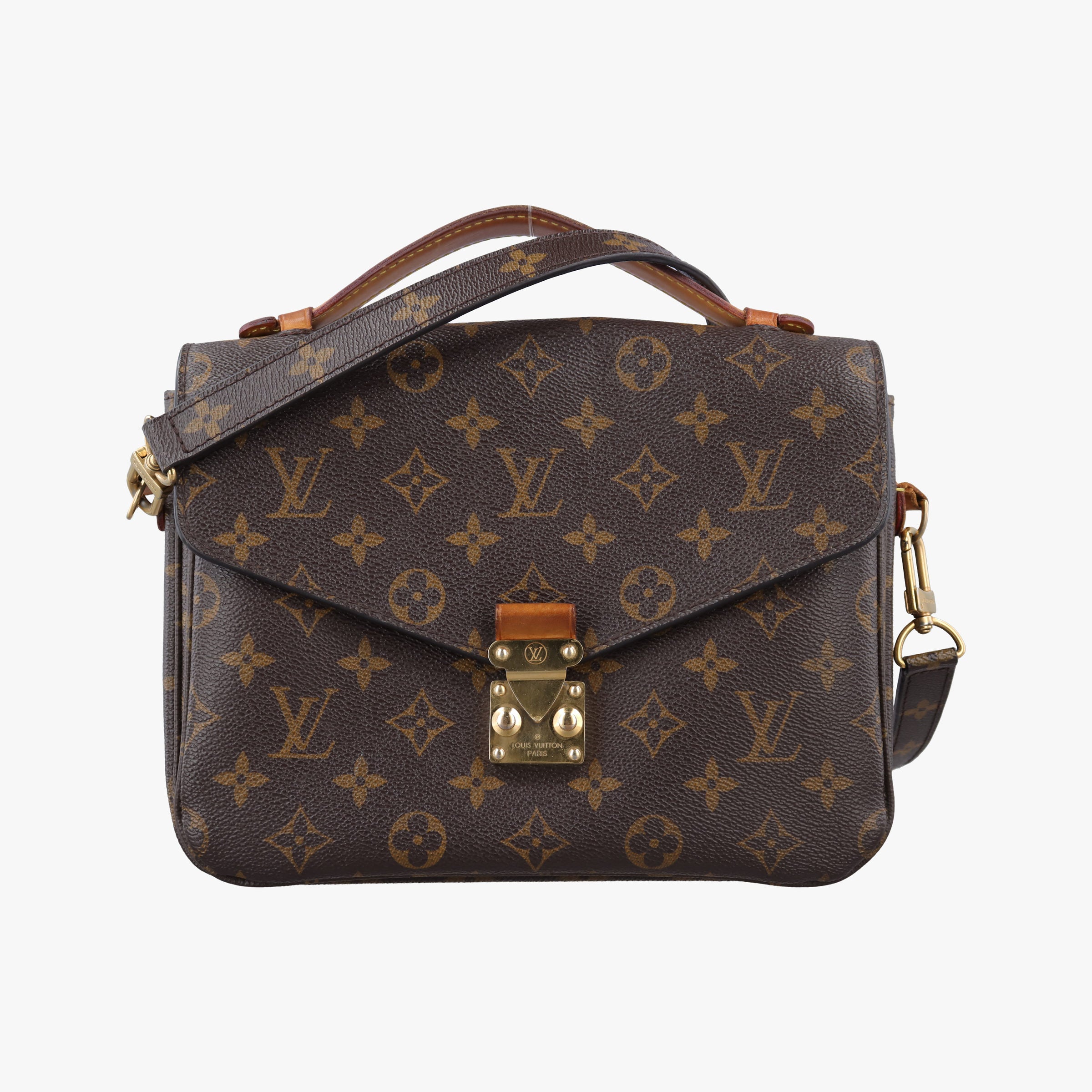 Pre-owned Louis Vuitton Pochette Metis MM Brown Monogram Canvas M44875 shoulderbag | stylenewstar
