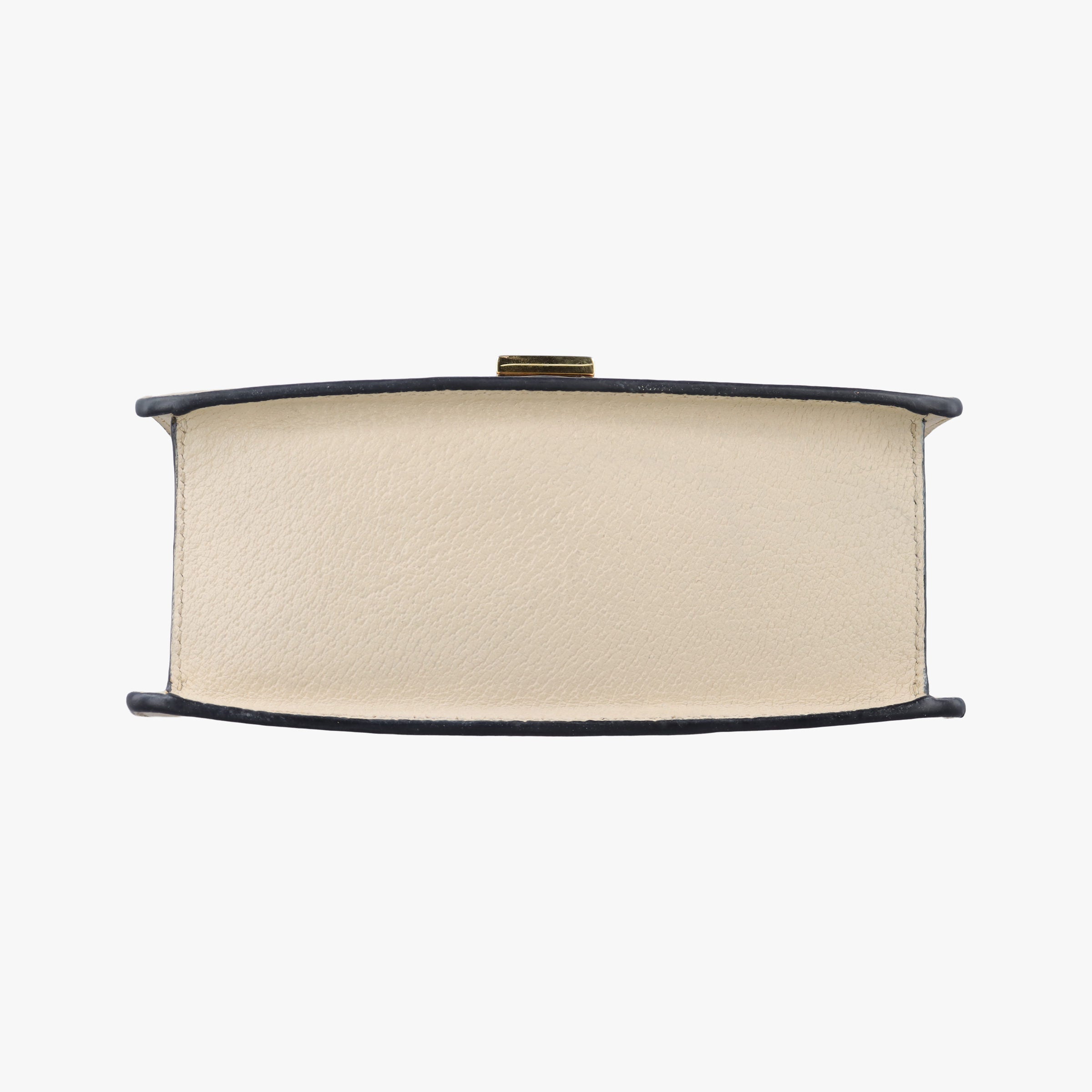 Pre-owned Gucci Sylvie Ivory×navy×red Leather 470270 shoulderbag | stylenewstar