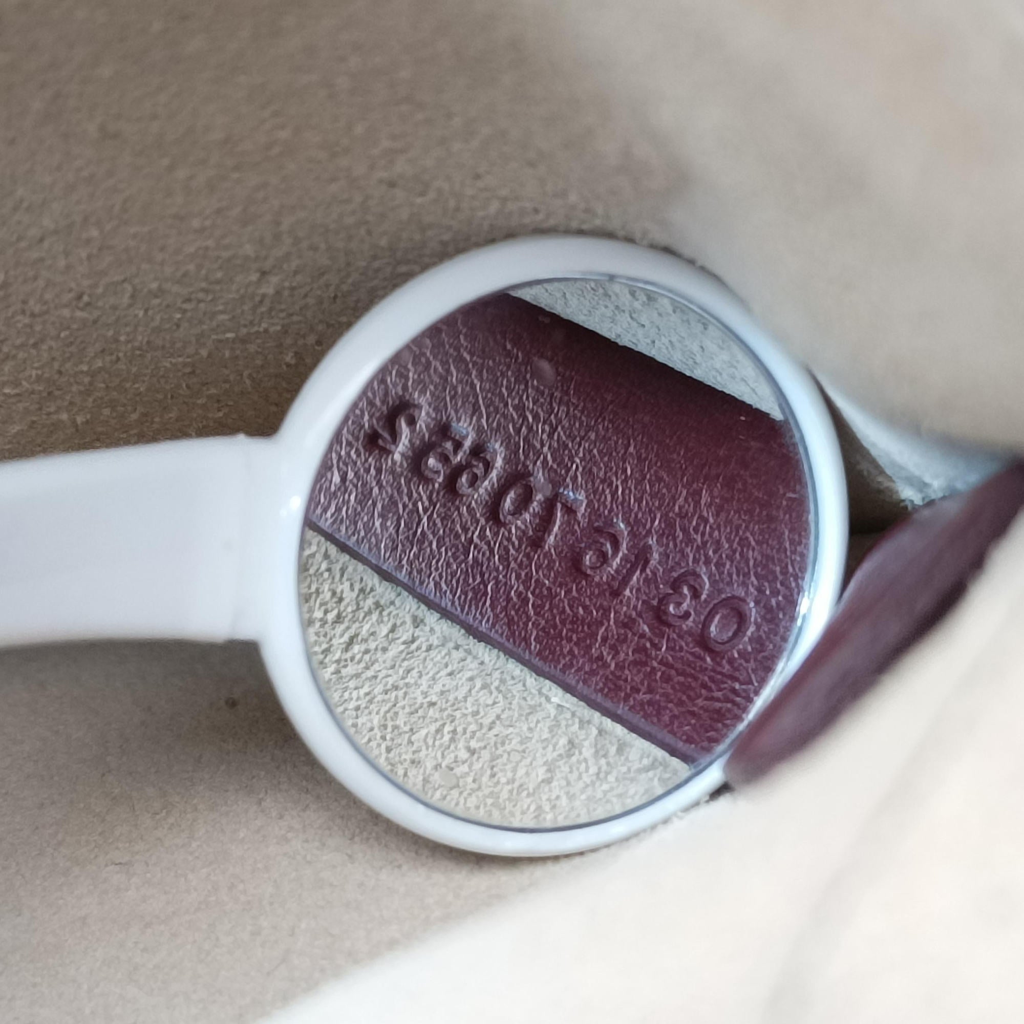 Secondhand Chloe FAYE Burgundy Suede × leather  shoulderbag | stylenewstar