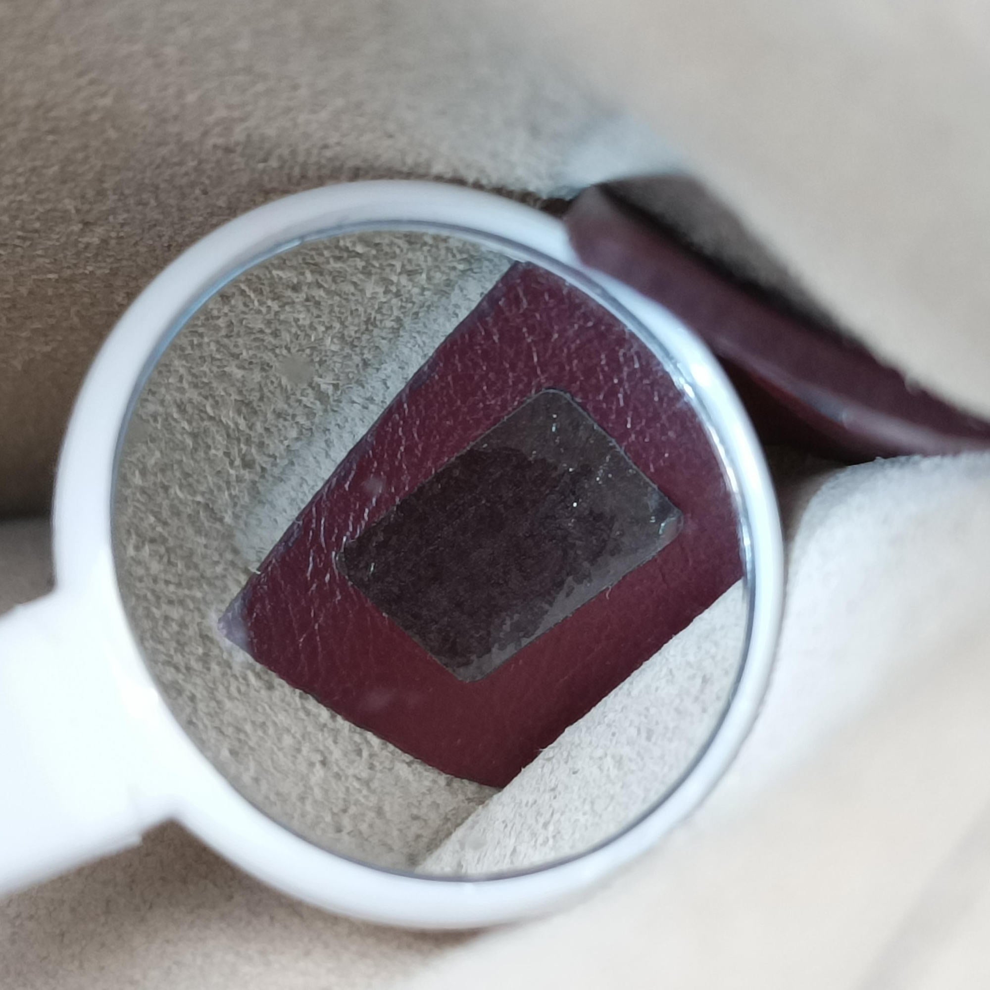 Secondhand Chloe FAYE Burgundy Suede × leather  shoulderbag | stylenewstar