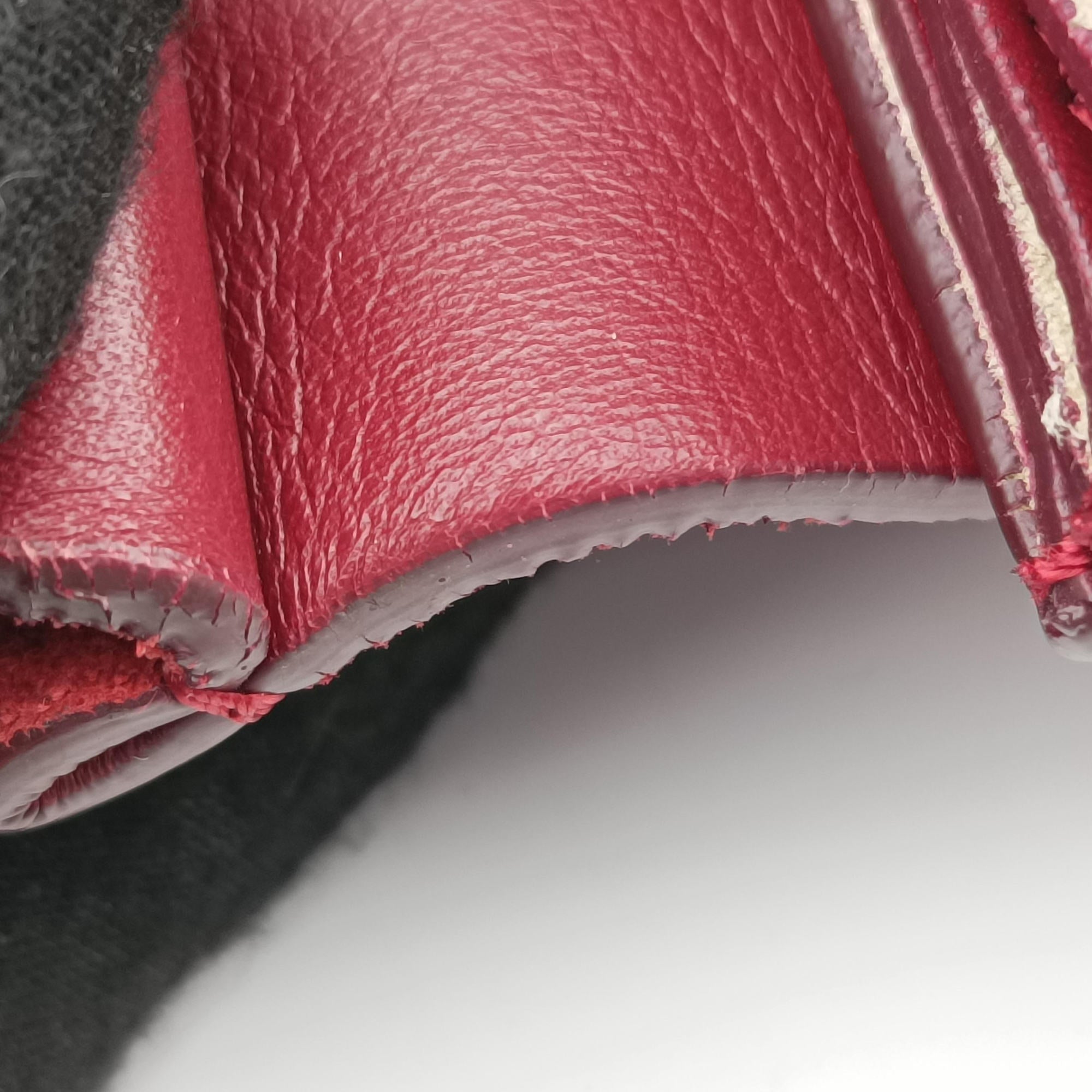 Secondhand Chloe FAYE Burgundy Suede × leather  shoulderbag | stylenewstar
