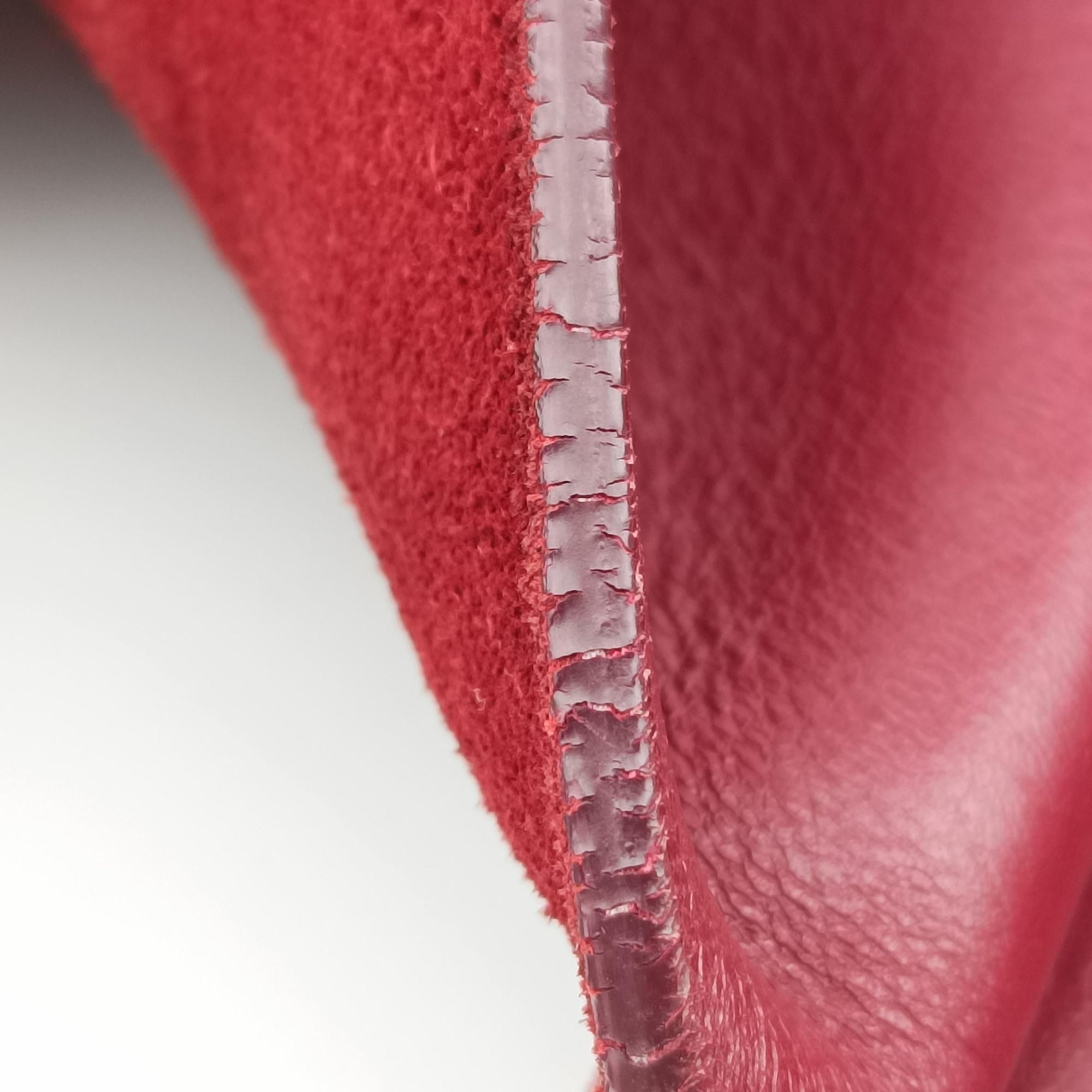 Secondhand Chloe FAYE Burgundy Suede × leather  shoulderbag | stylenewstar