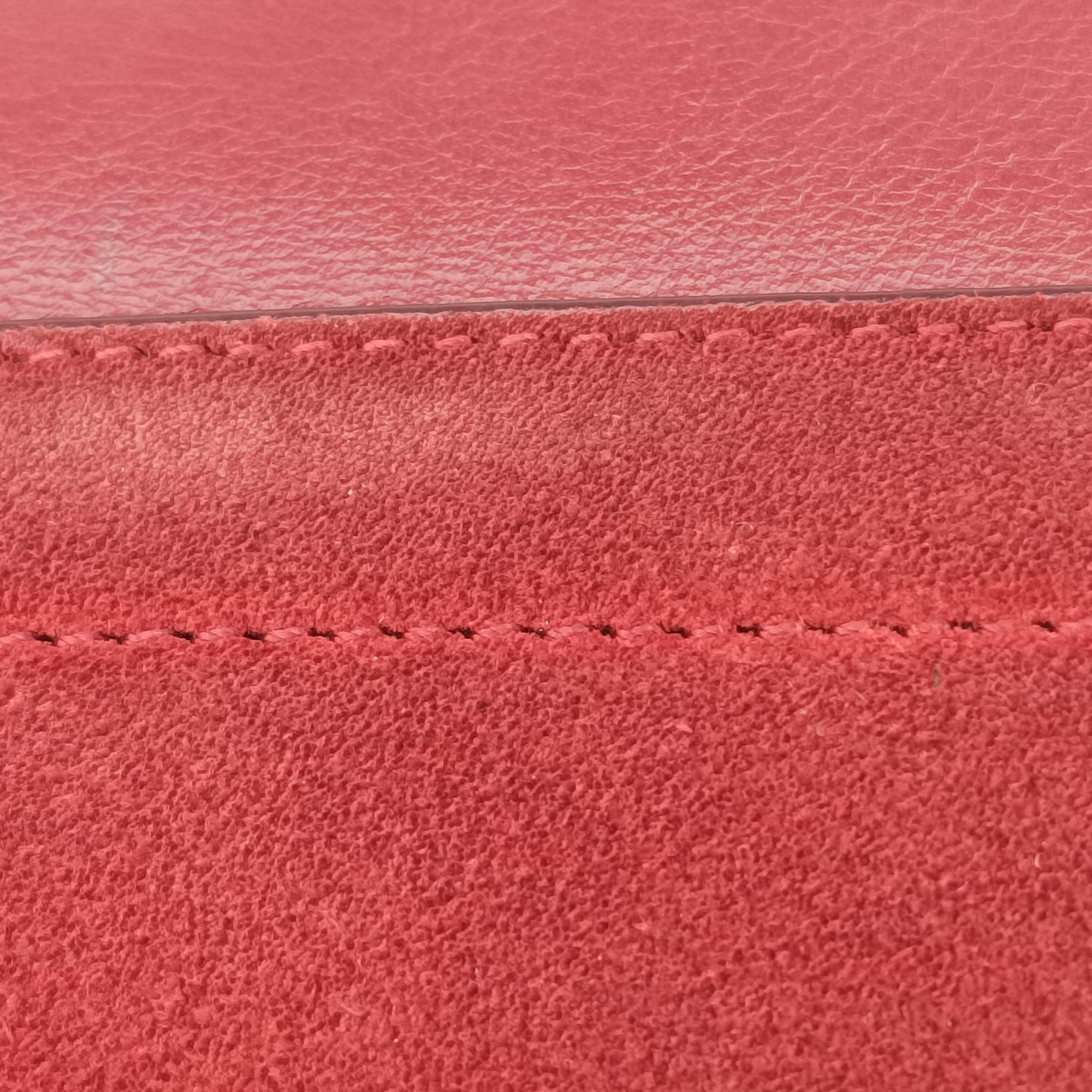 Secondhand Chloe FAYE Burgundy Suede × leather  shoulderbag | stylenewstar