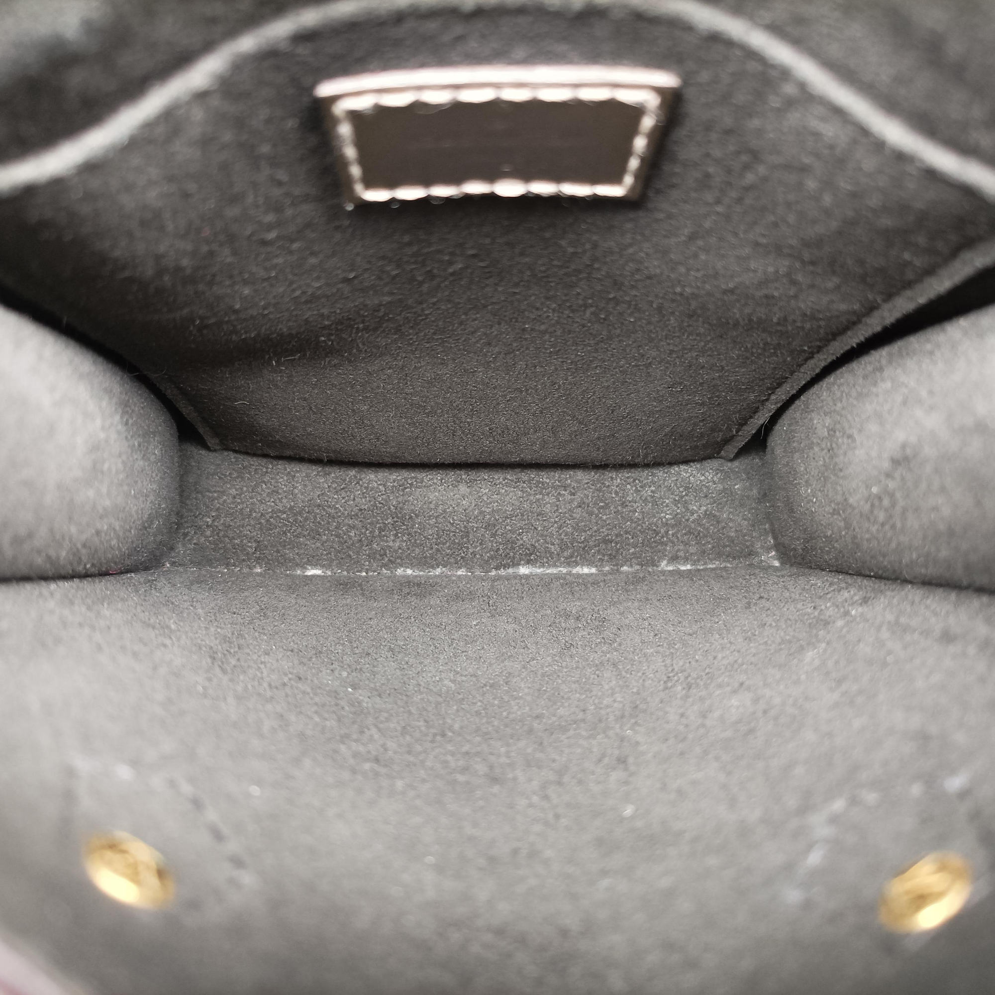 Pre-owned Louis Vuitton PETIT SAC PLAT Taupe Vernis M90564 shoulderbag | stylenewstar