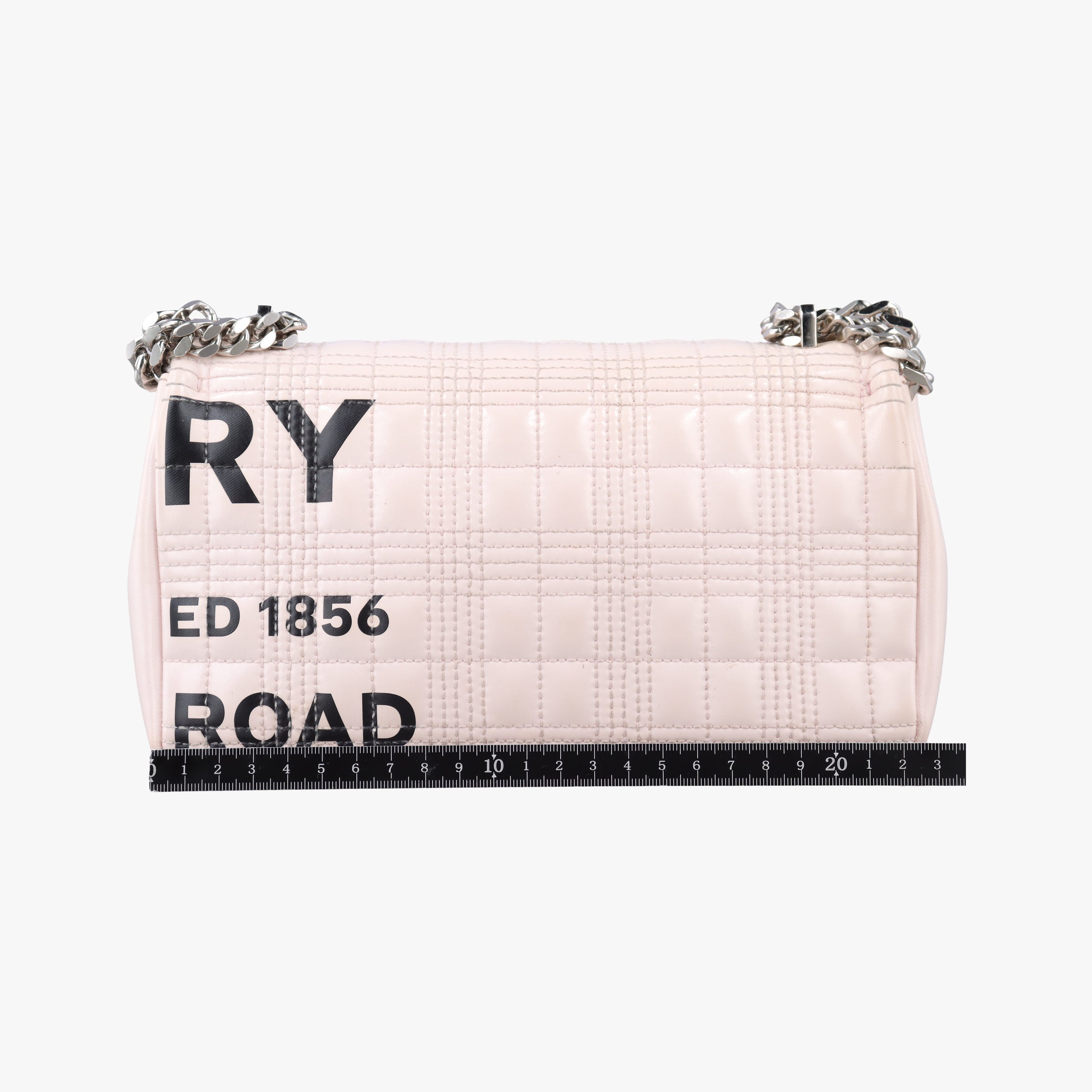 Pre-owned Burberry Lola Pink Patent  shoulderbag | stylenewstar