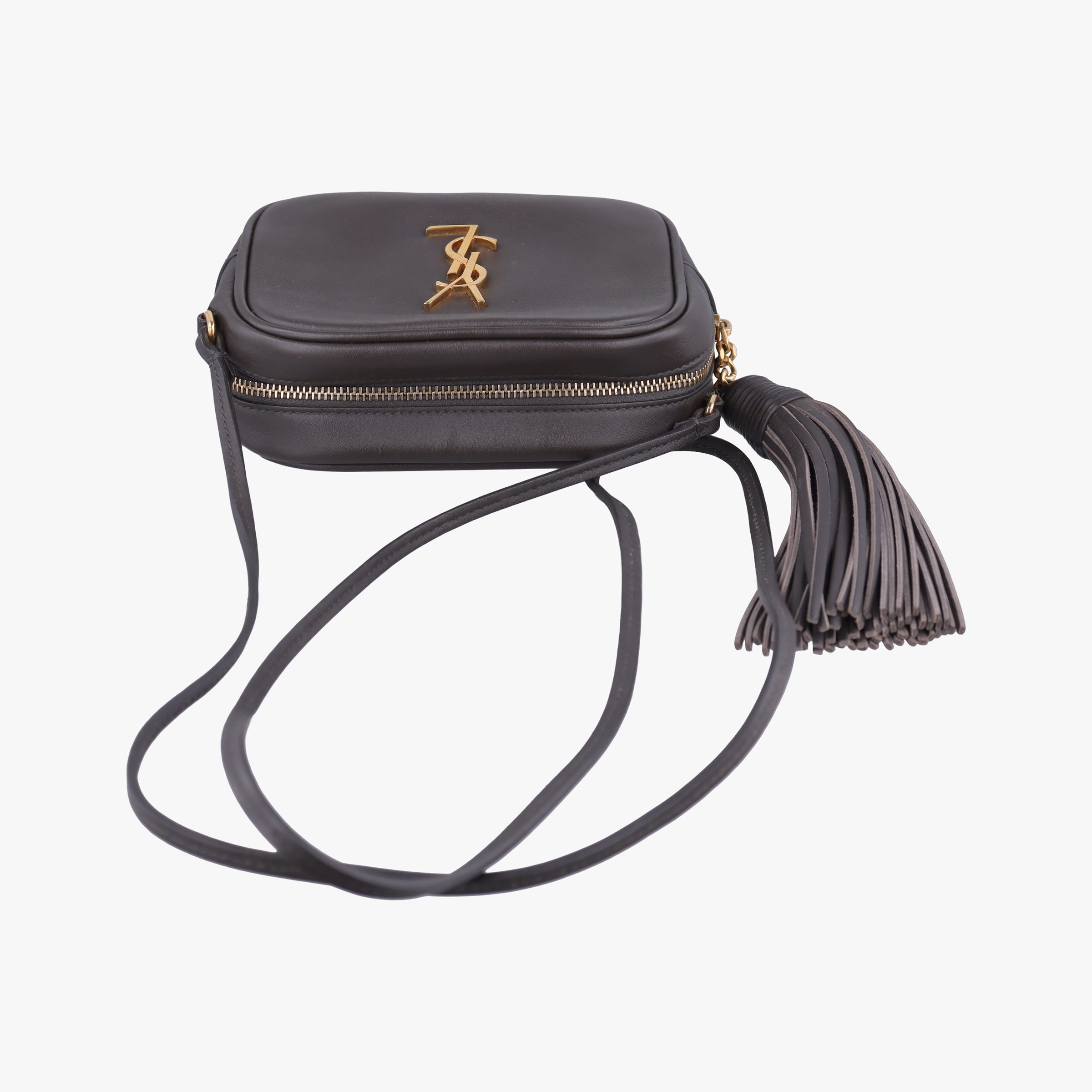Secondhand Yves Saint Laurent Blogger Grey Leather 425317 shoulderbag | stylenewstar