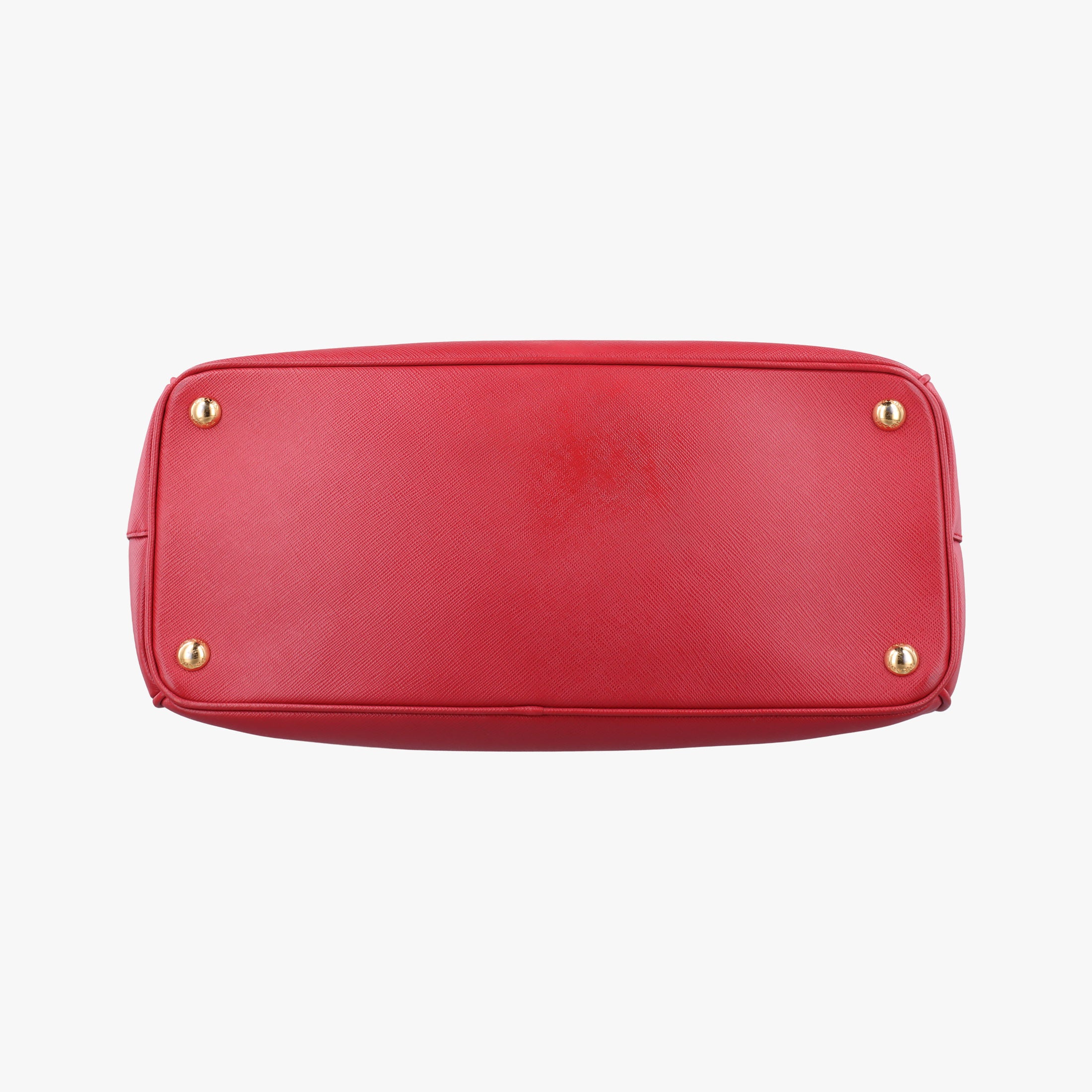 Pre-owned Prada Galleria Red SAFFIANO Leather BN1786 handbag | stylenewstar