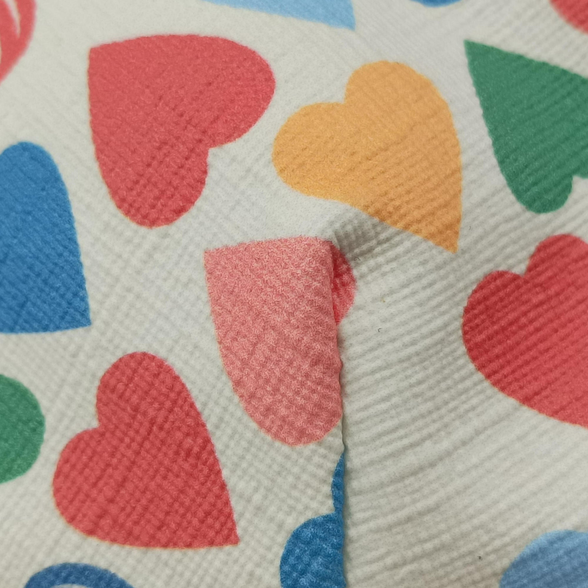 Pre-owned Gucci kids GG heart Print Multicolour PVC coated canvas 502095 bum bag/waist bag | stylenewstar