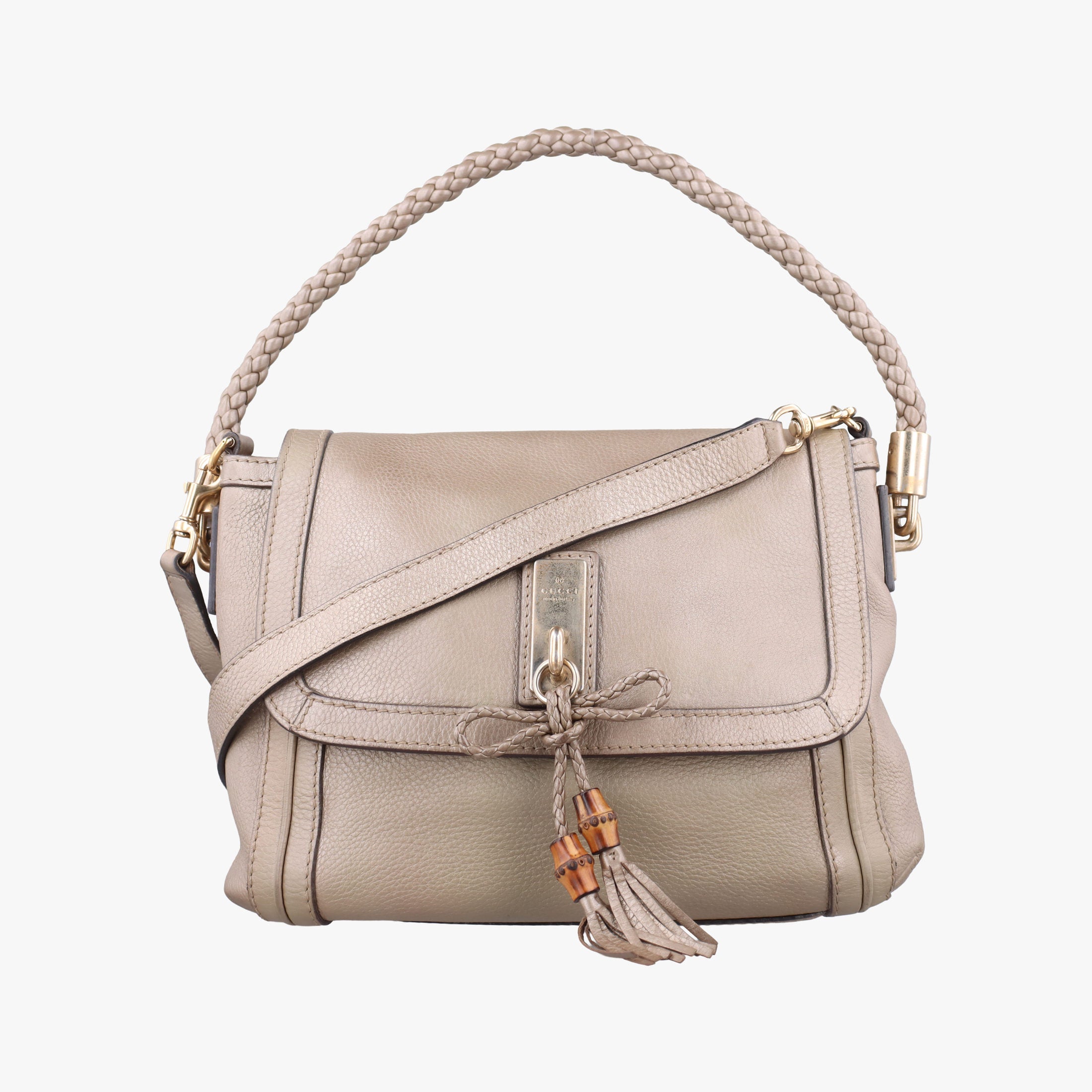 Vintage Gucci Bella Golden Leather 282301 shoulderbag | stylenewstar