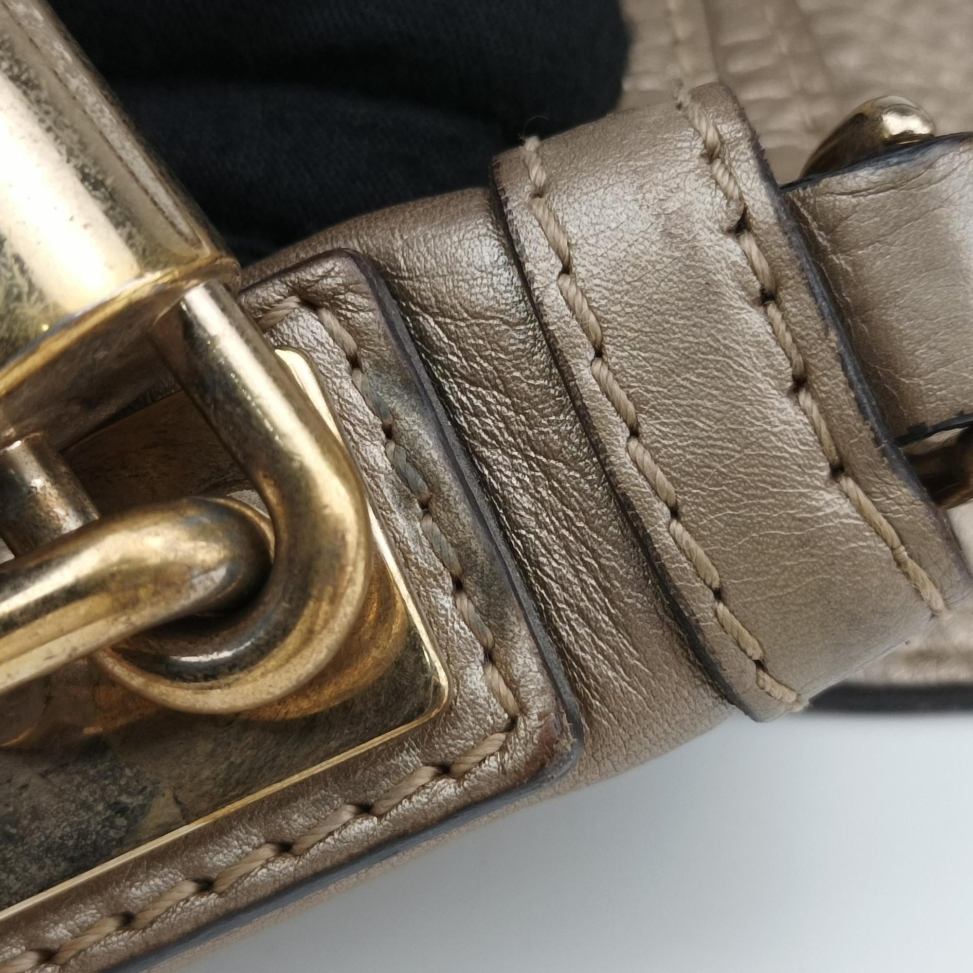 Vintage Gucci Bella Golden Leather 282301 shoulderbag | stylenewstar