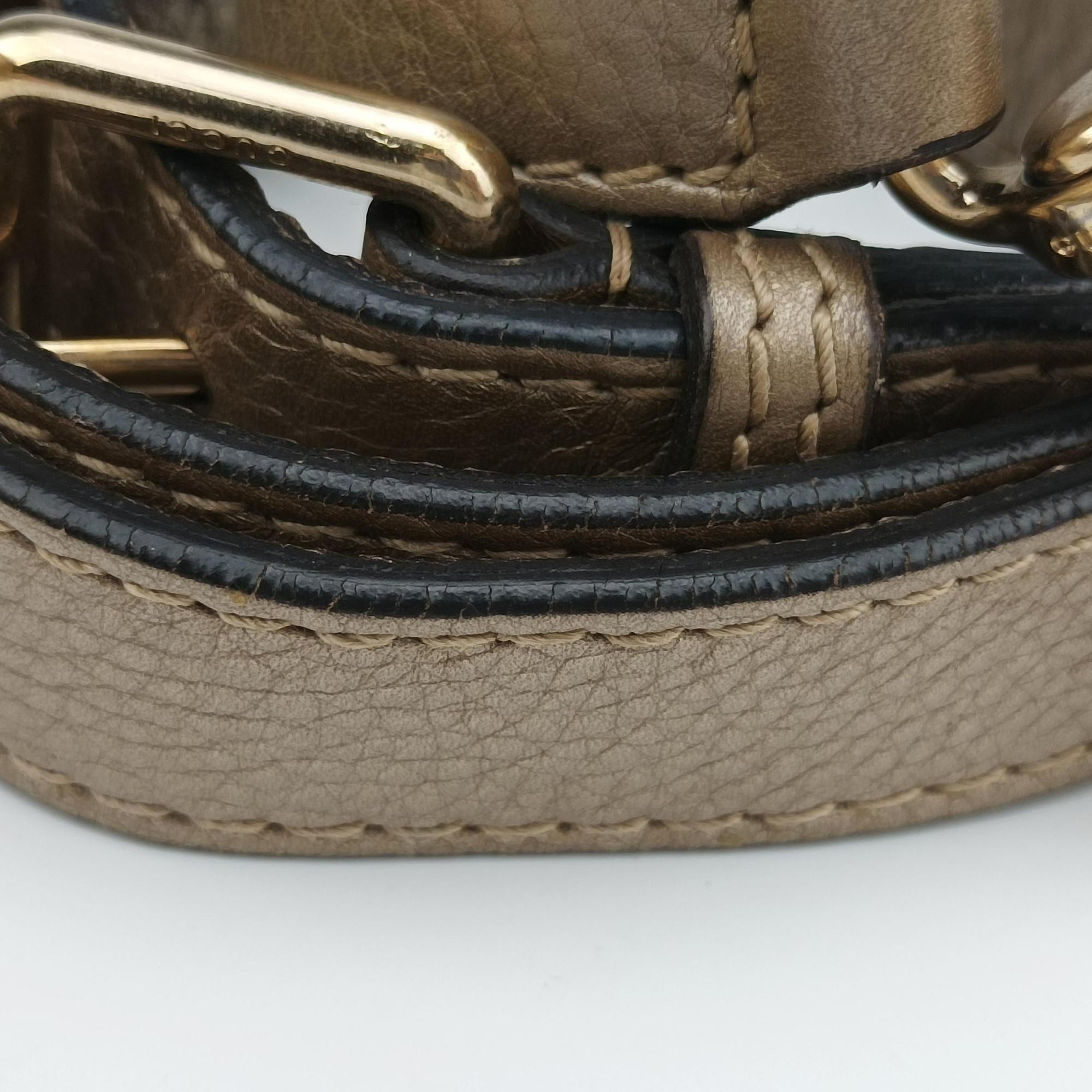Vintage Gucci Bella Golden Leather 282301 shoulderbag | stylenewstar