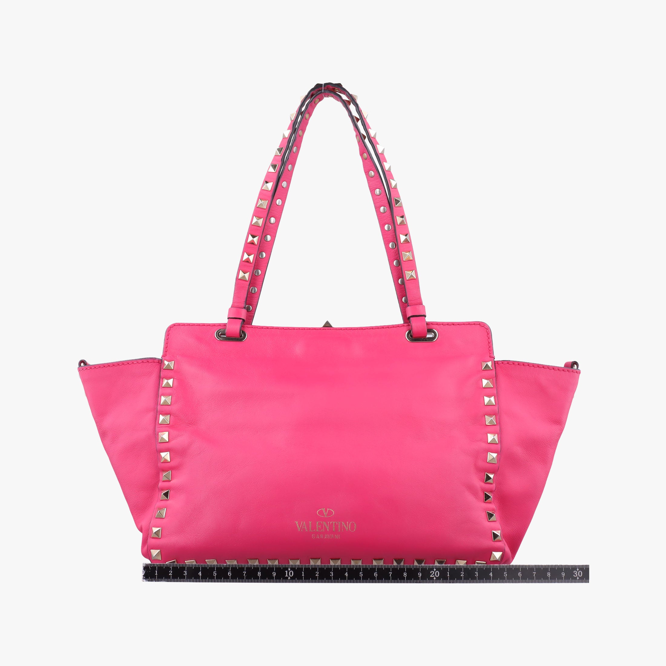 Secondhand Valentino Rockstud Pink Leather  shoulderbag | stylenewstar