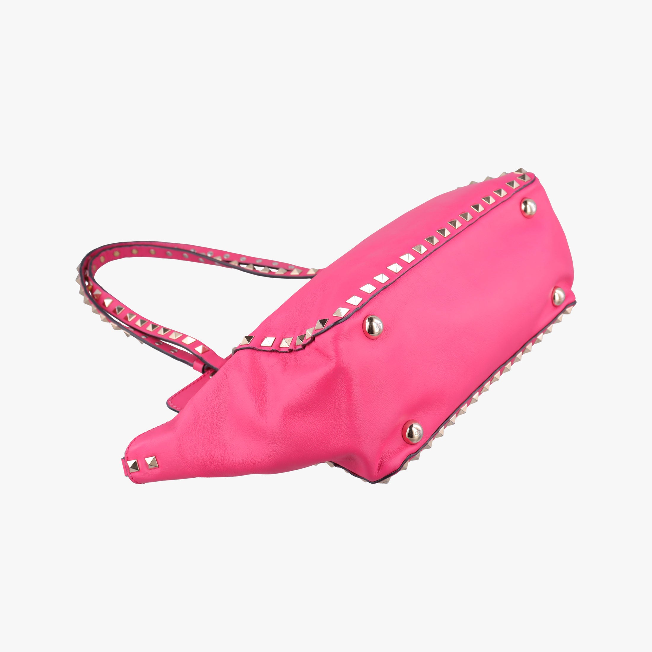 Secondhand Valentino Rockstud Pink Leather  shoulderbag | stylenewstar