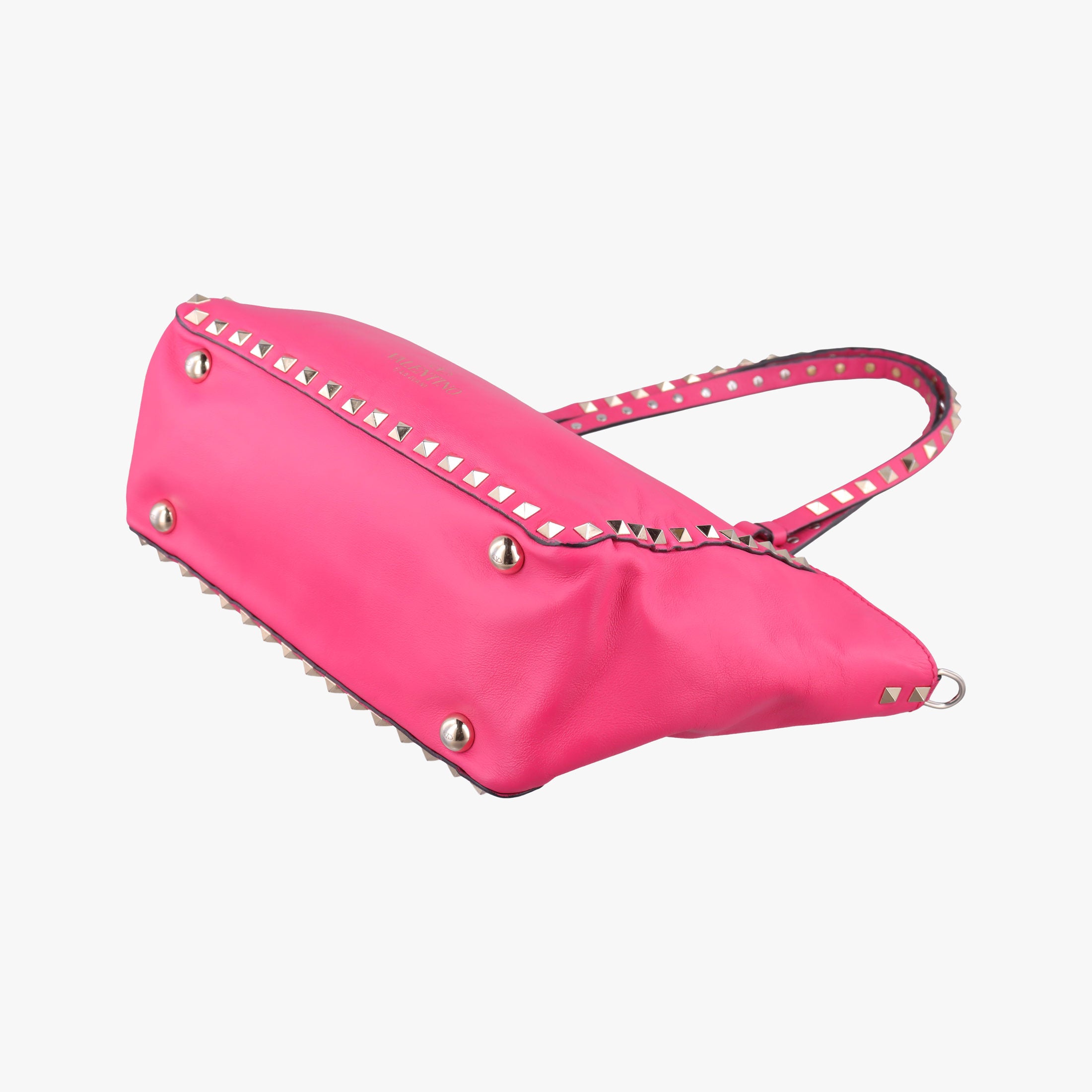 Secondhand Valentino Rockstud Pink Leather  shoulderbag | stylenewstar