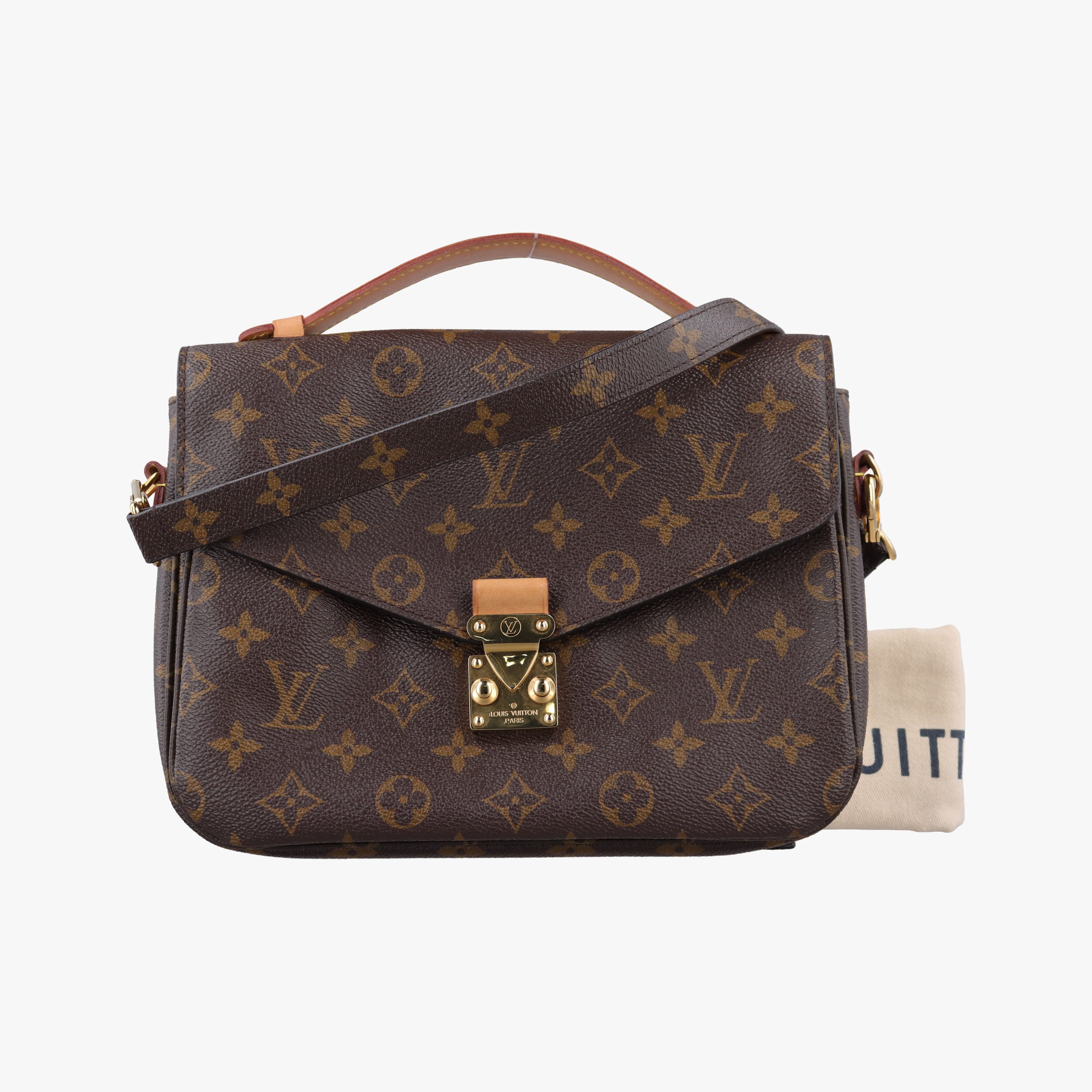 Secondhand Louis Vuitton Pochette Metis MM Brown Monogram Canvas M44875 shoulderbag | stylenewstar