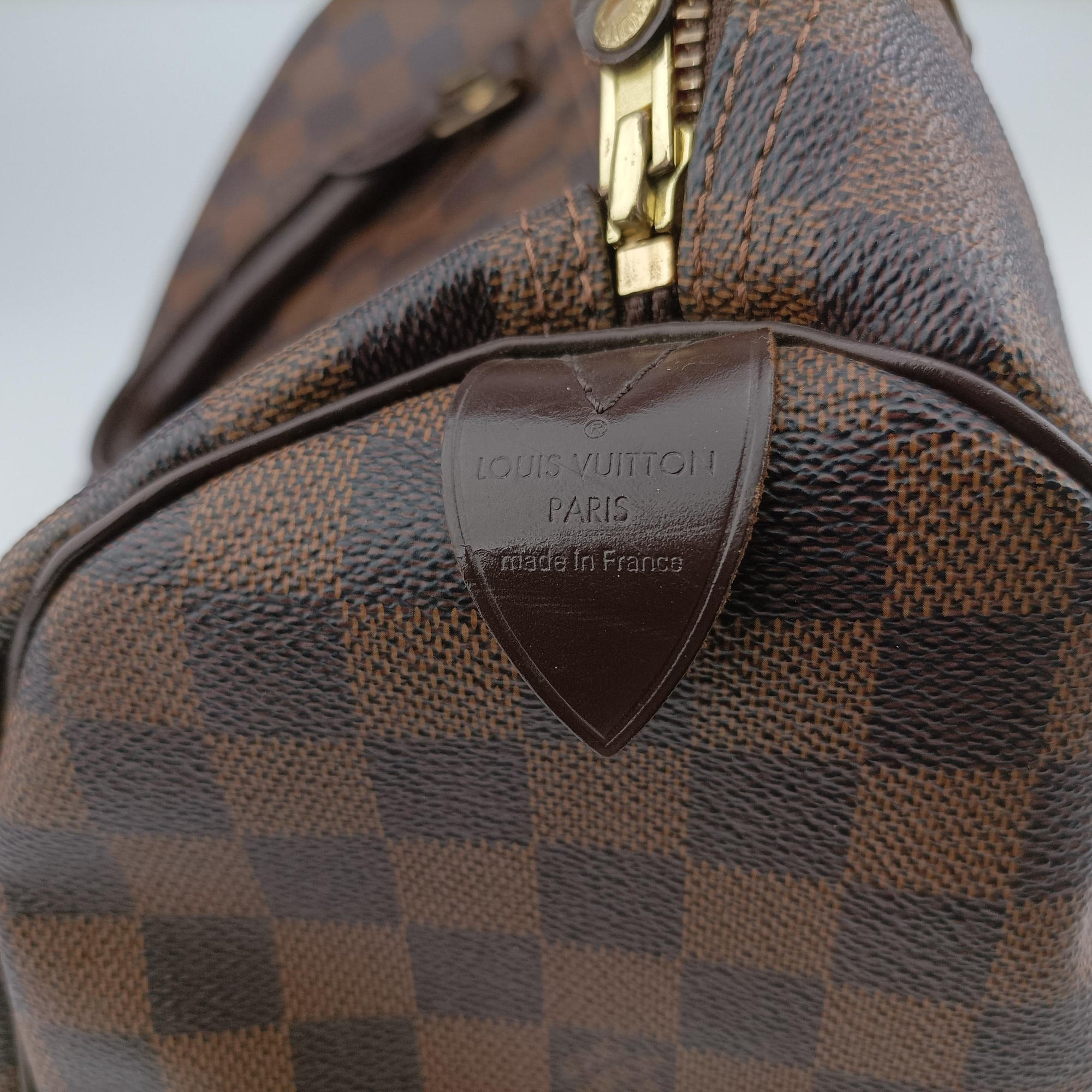 Vintage Louis Vuitton SPEEDY30 Brown Damier Canvas N41531 handbag | stylenewstar
