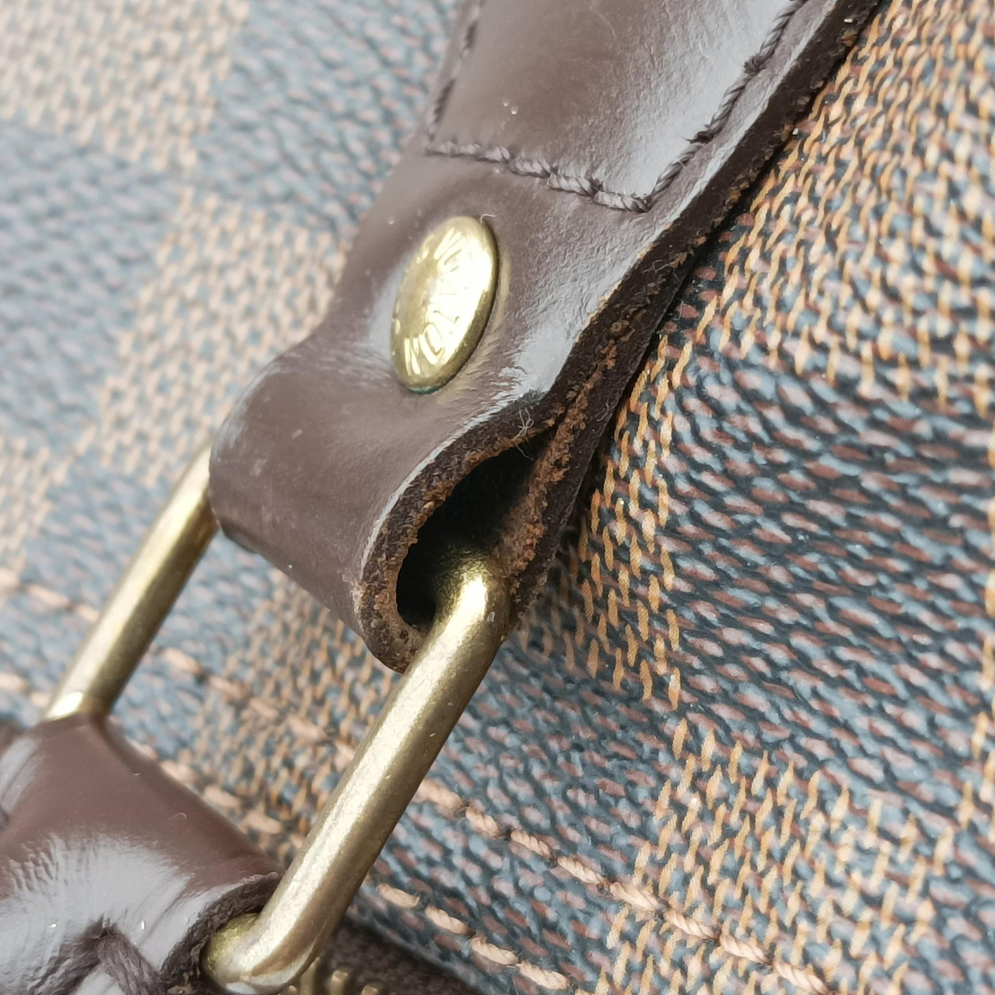 Vintage Louis Vuitton SPEEDY30 Brown Damier Canvas N41531 handbag | stylenewstar
