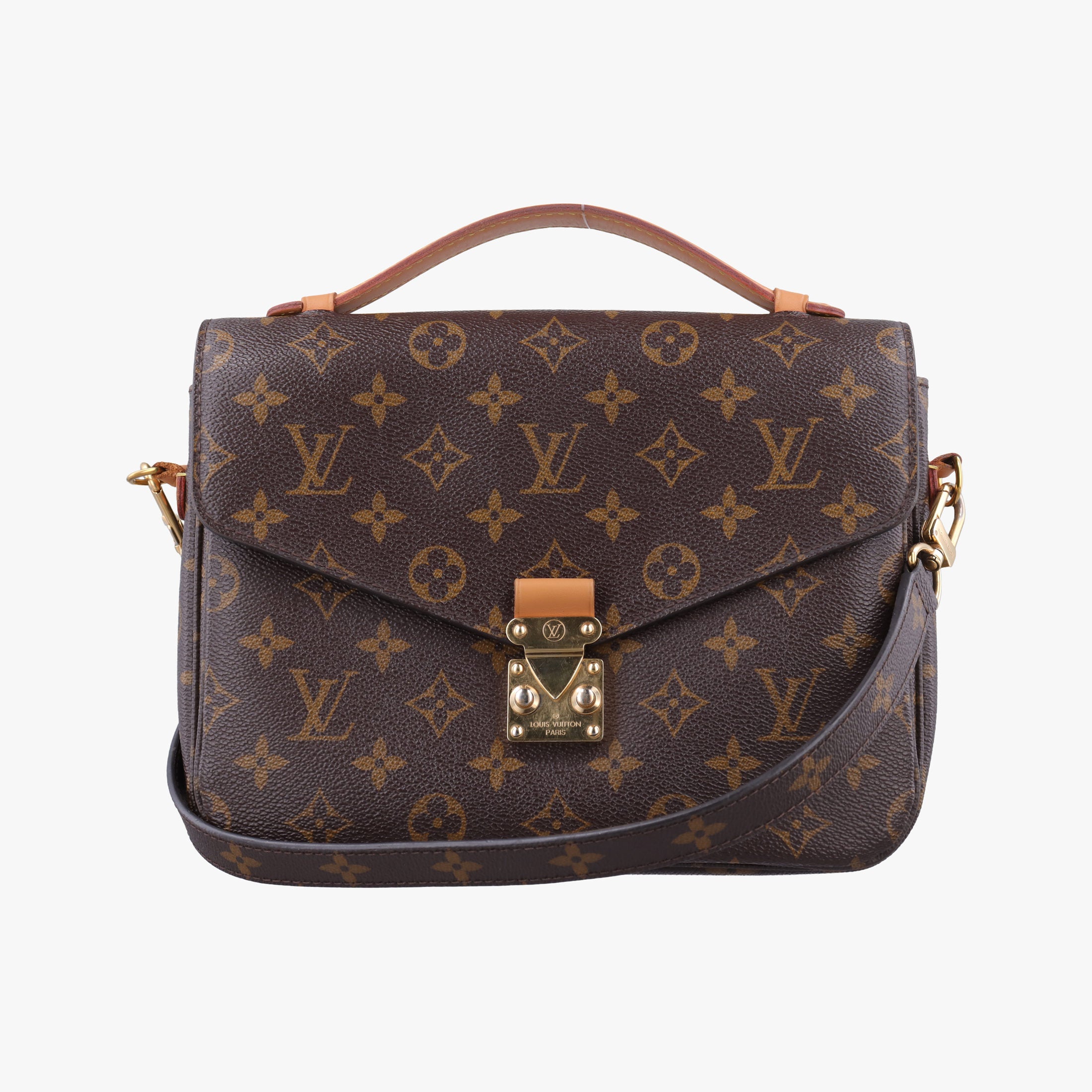 Pre-owned Louis Vuitton Pochette Metis MM Brown Monogram Canvas M44875 shoulderbag | stylenewstar