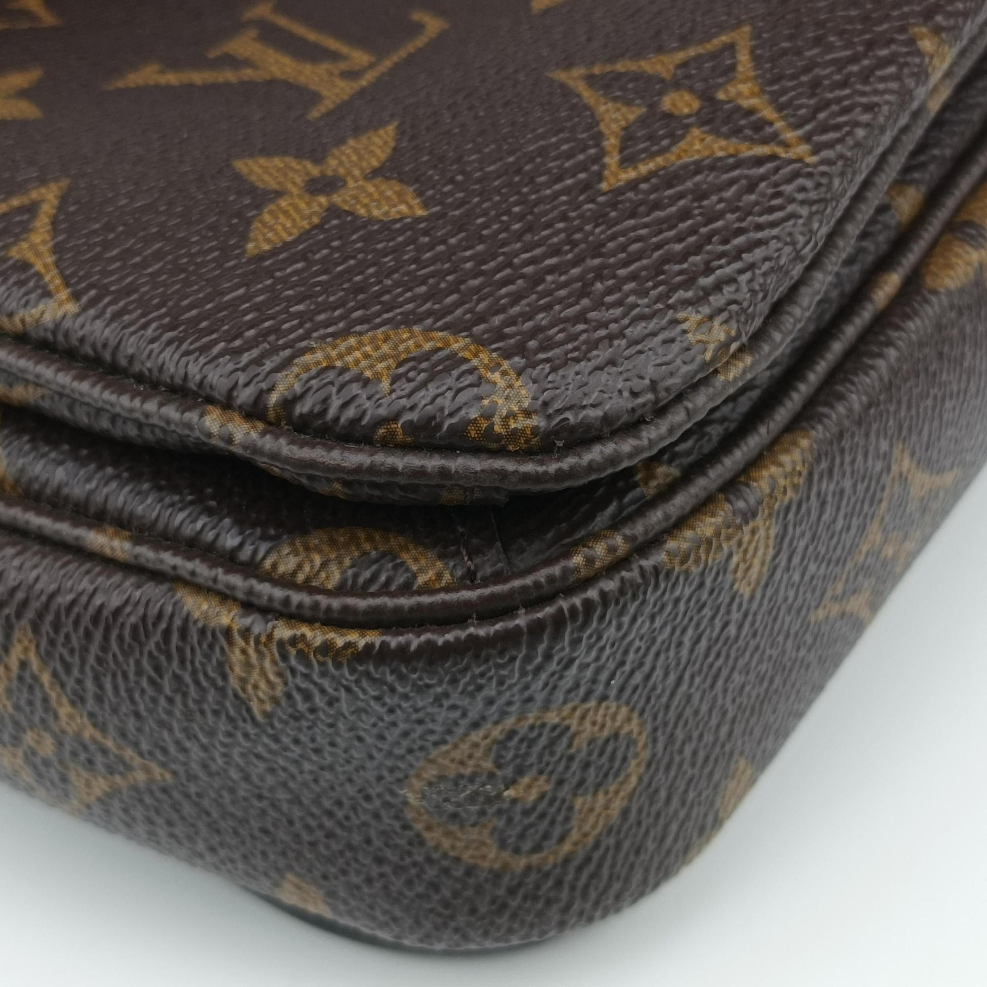 Pre-owned Louis Vuitton Pochette Metis MM Brown Monogram Canvas M44875 shoulderbag | stylenewstar