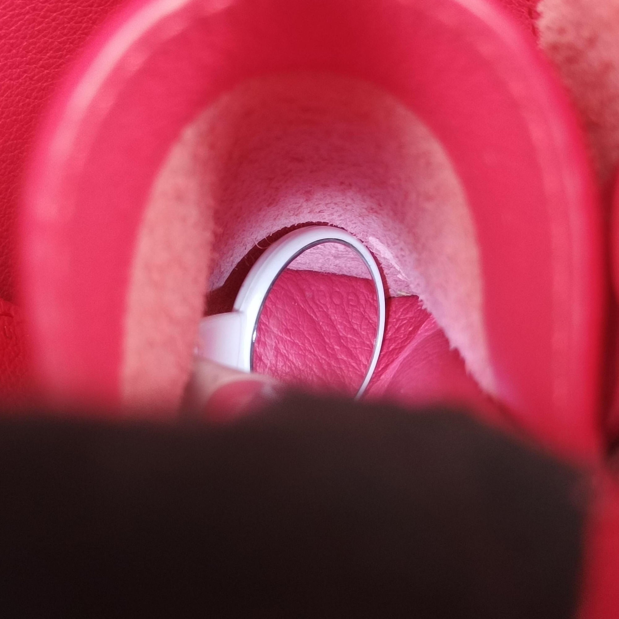 Pre-owned Delvaux Pin  Mini Bucket Pink Leather  shoulderbag | stylenewstar