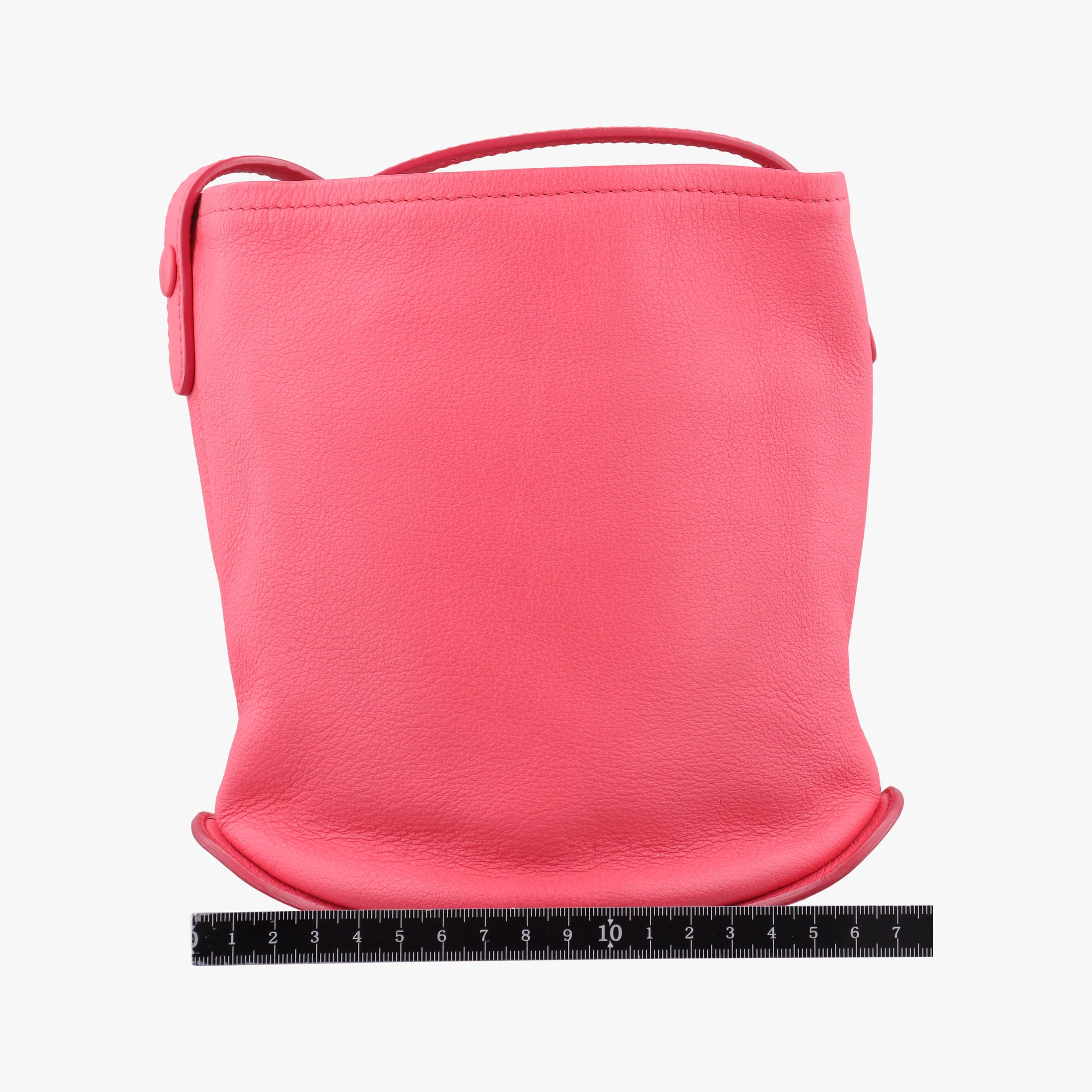Pre-owned Delvaux Pin  Mini Bucket Pink Leather  shoulderbag | stylenewstar