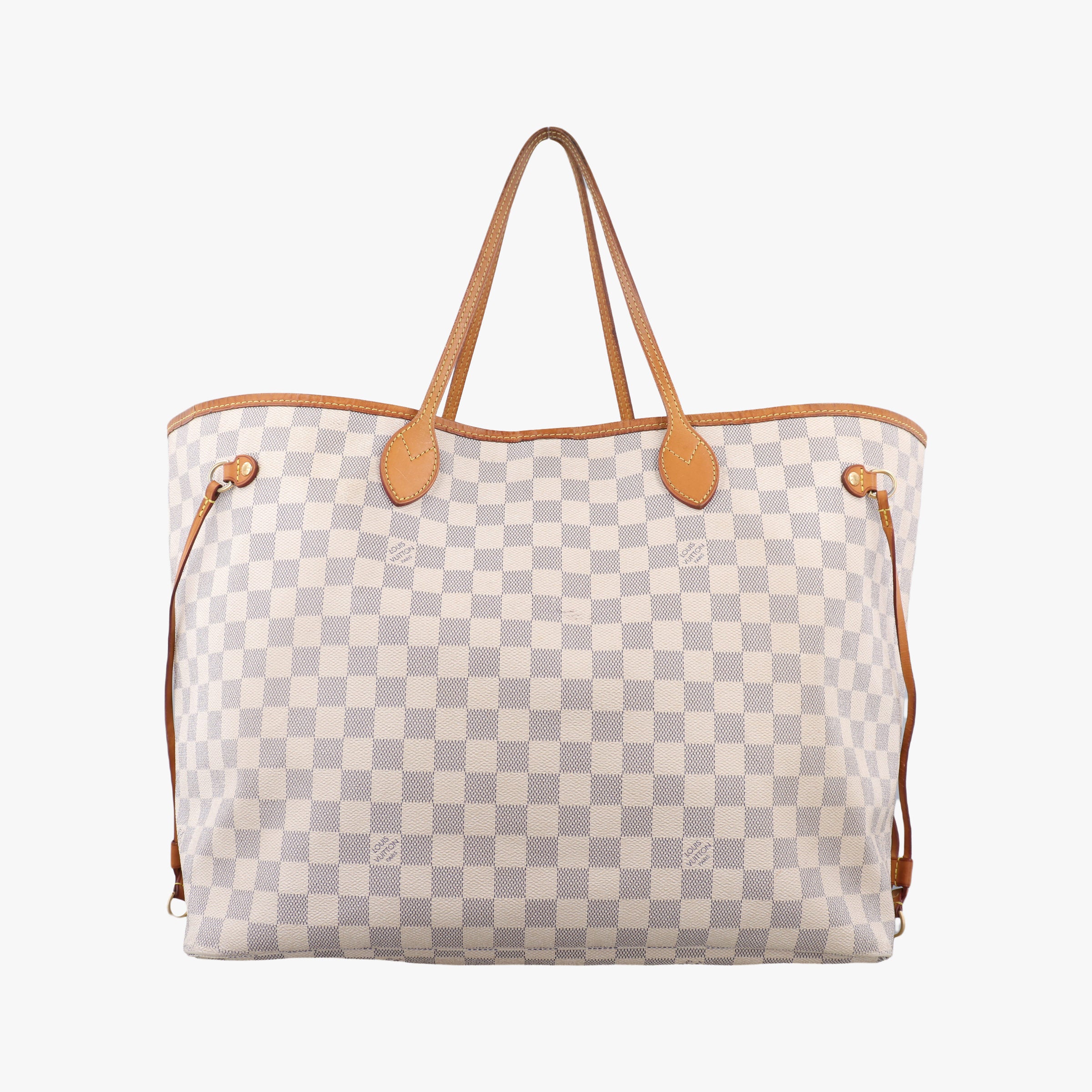 Pre-owned Louis Vuitton NEVERFULL GM AZUR Damier Canvas N51108 shoulderbag | stylenewstar