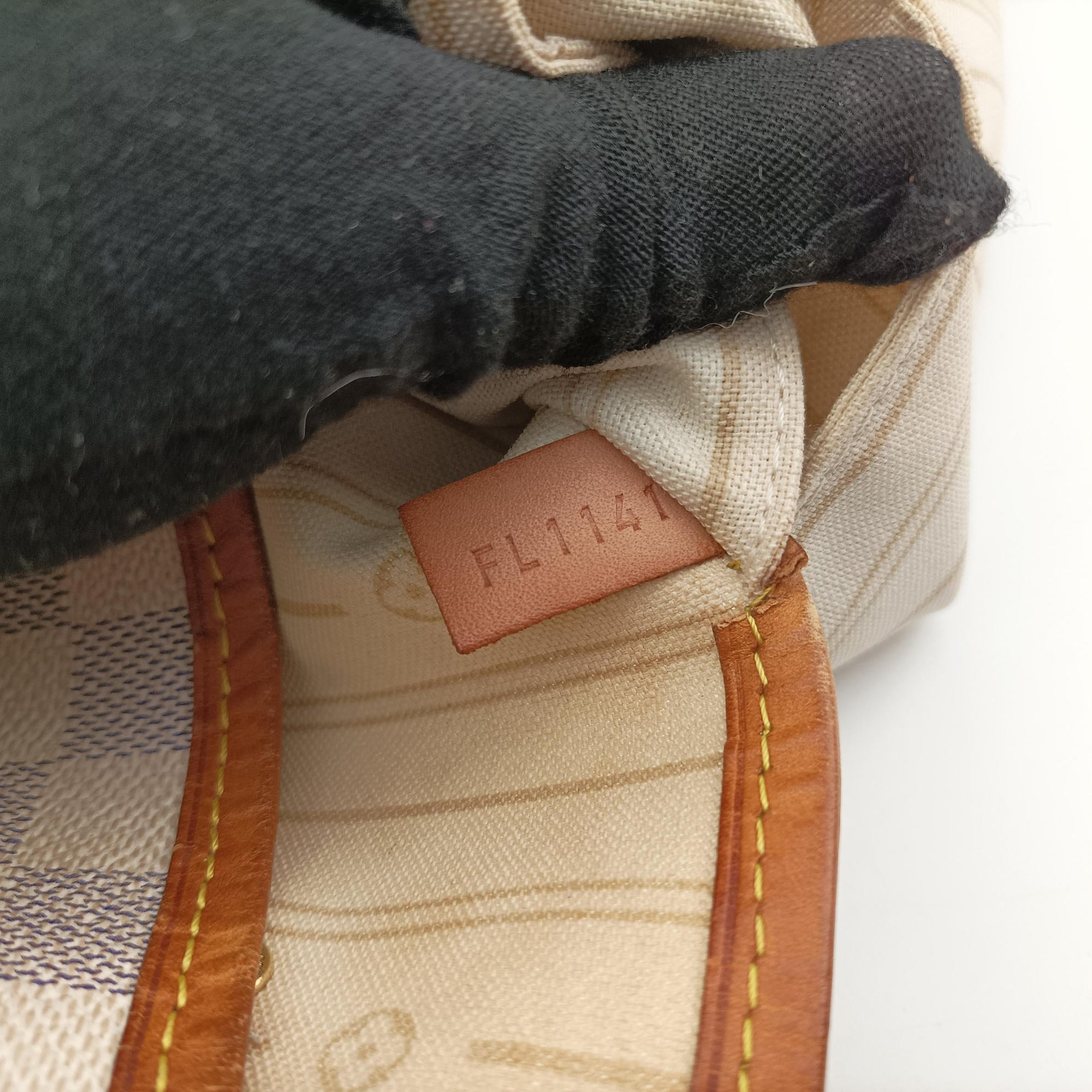 Pre-owned Louis Vuitton NEVERFULL GM AZUR Damier Canvas N51108 shoulderbag | stylenewstar