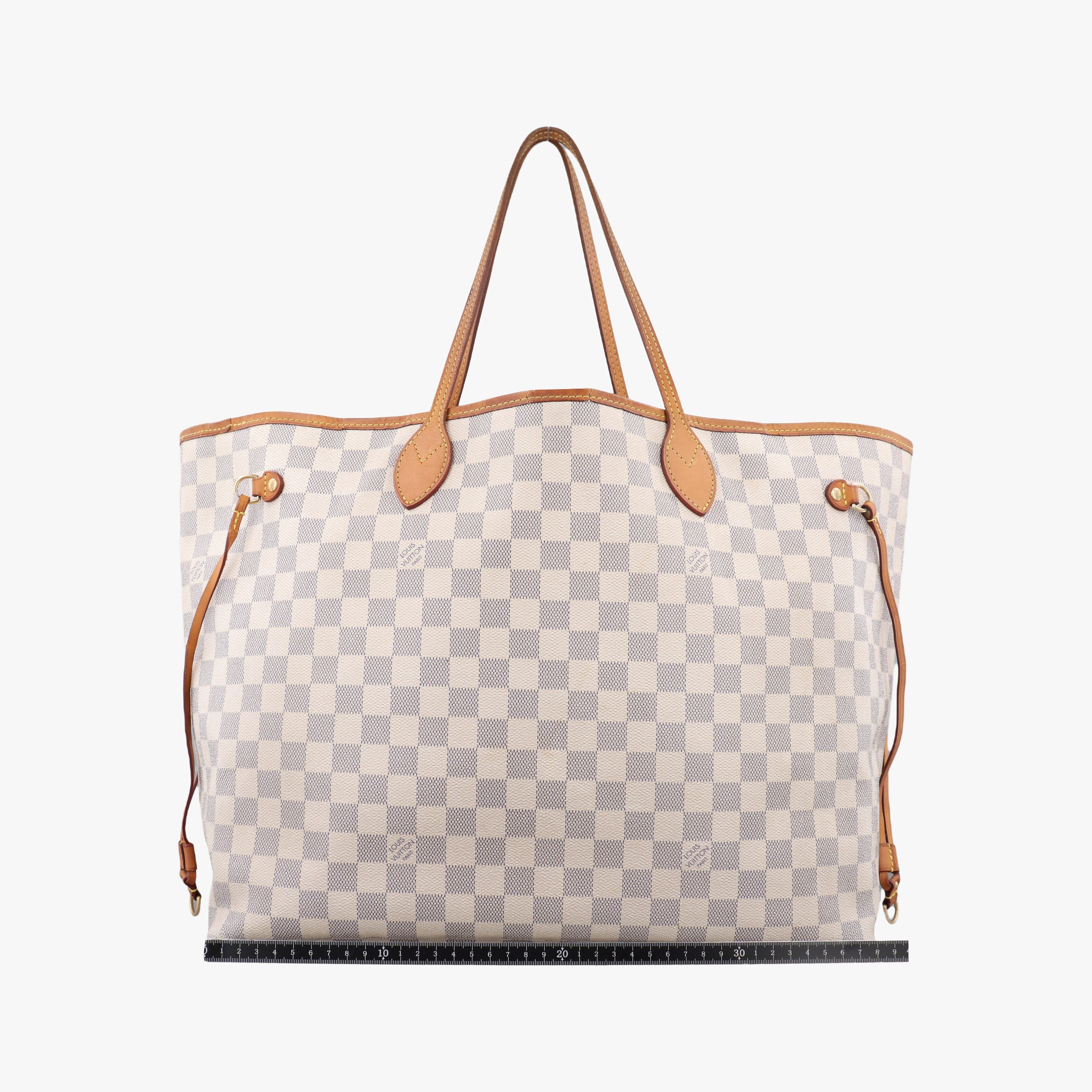 Pre-owned Louis Vuitton NEVERFULL GM AZUR Damier Canvas N51108 shoulderbag | stylenewstar