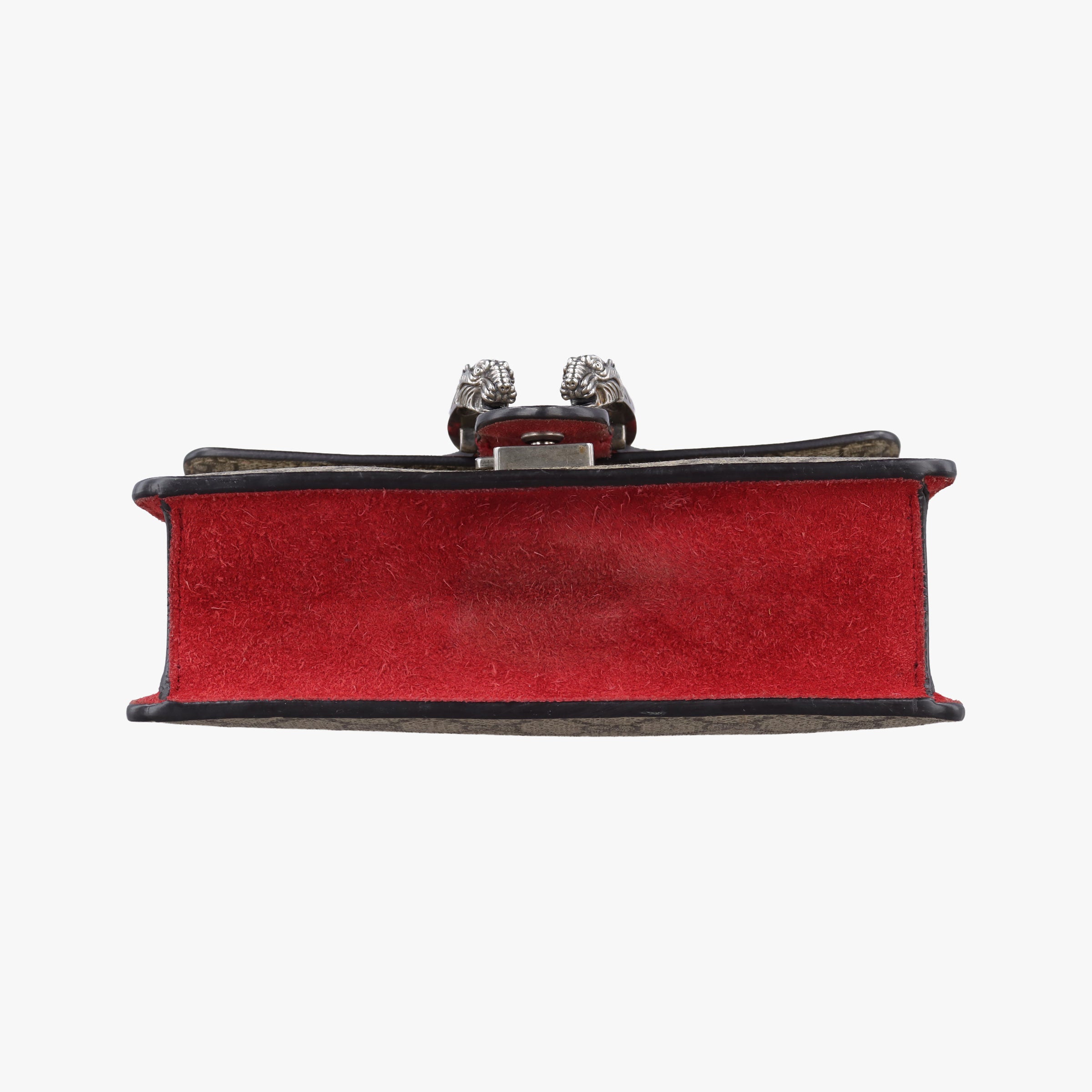 Pre-owned Gucci Dionysus beige×red PVC coated canvas×suede 421970 shoulderbag | stylenewstar
