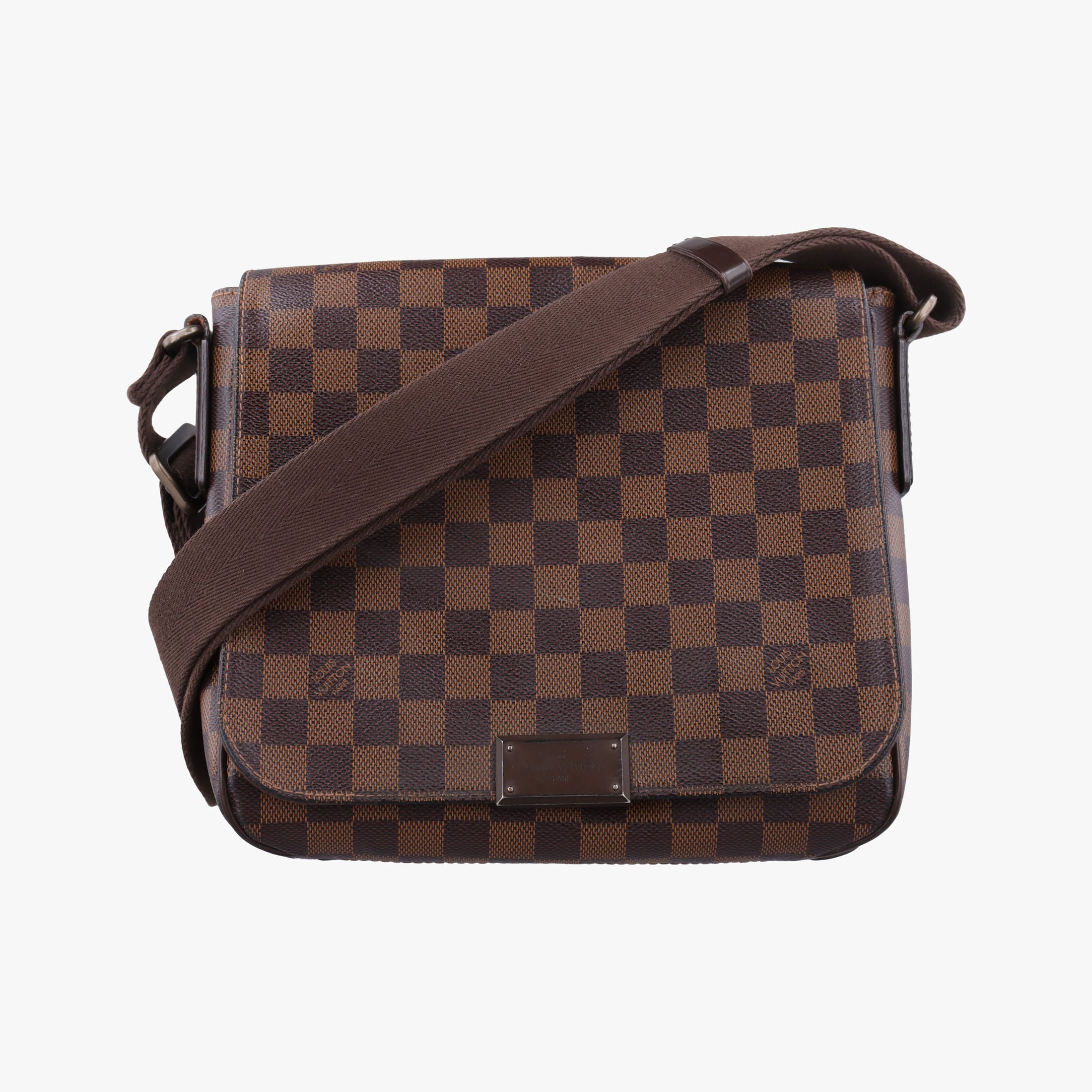 Pre-owned Louis Vuitton DISTRICT PM EBENE Damier Canvas N41213 shoulderbag | stylenewstar