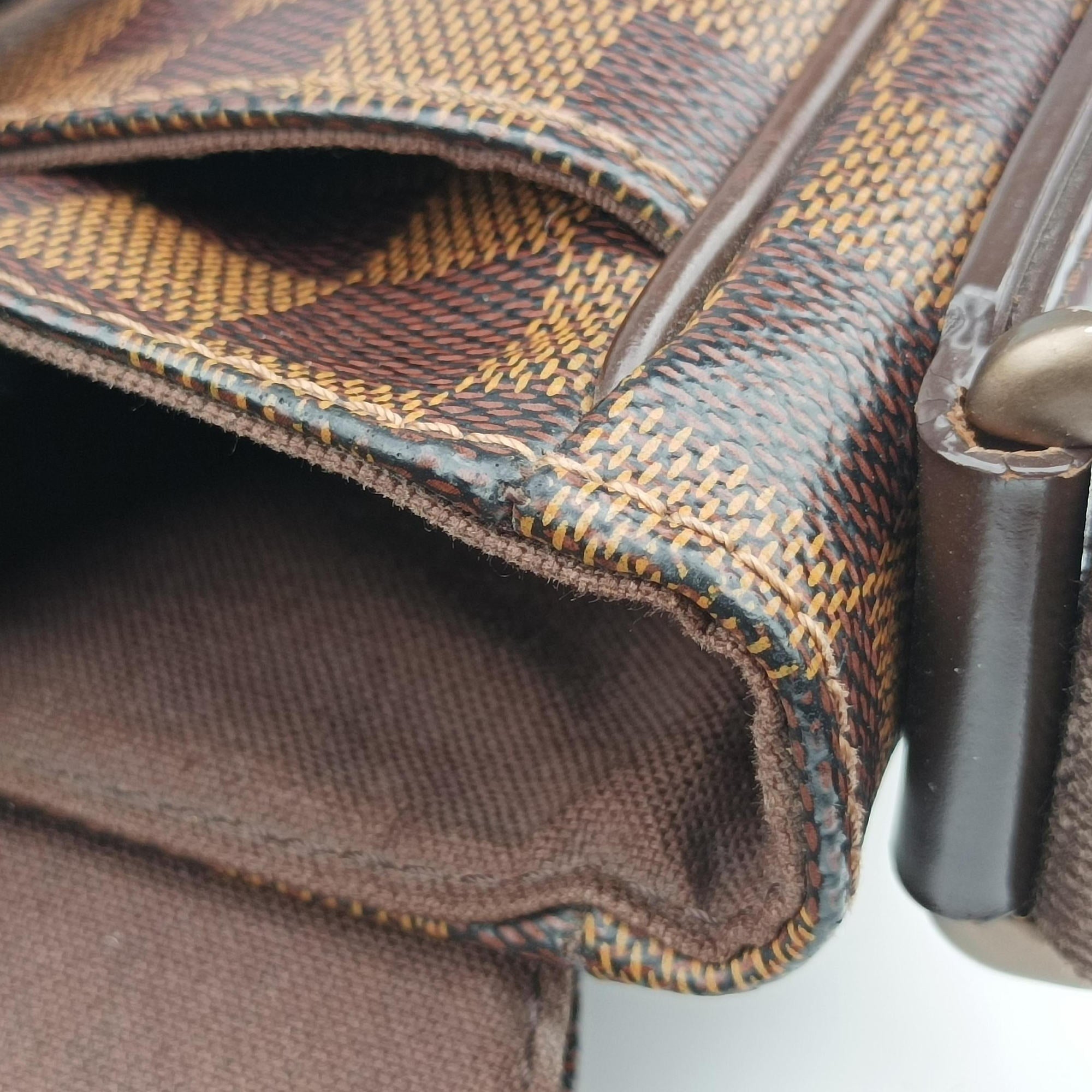 Pre-owned Louis Vuitton DISTRICT PM EBENE Damier Canvas N41213 shoulderbag | stylenewstar