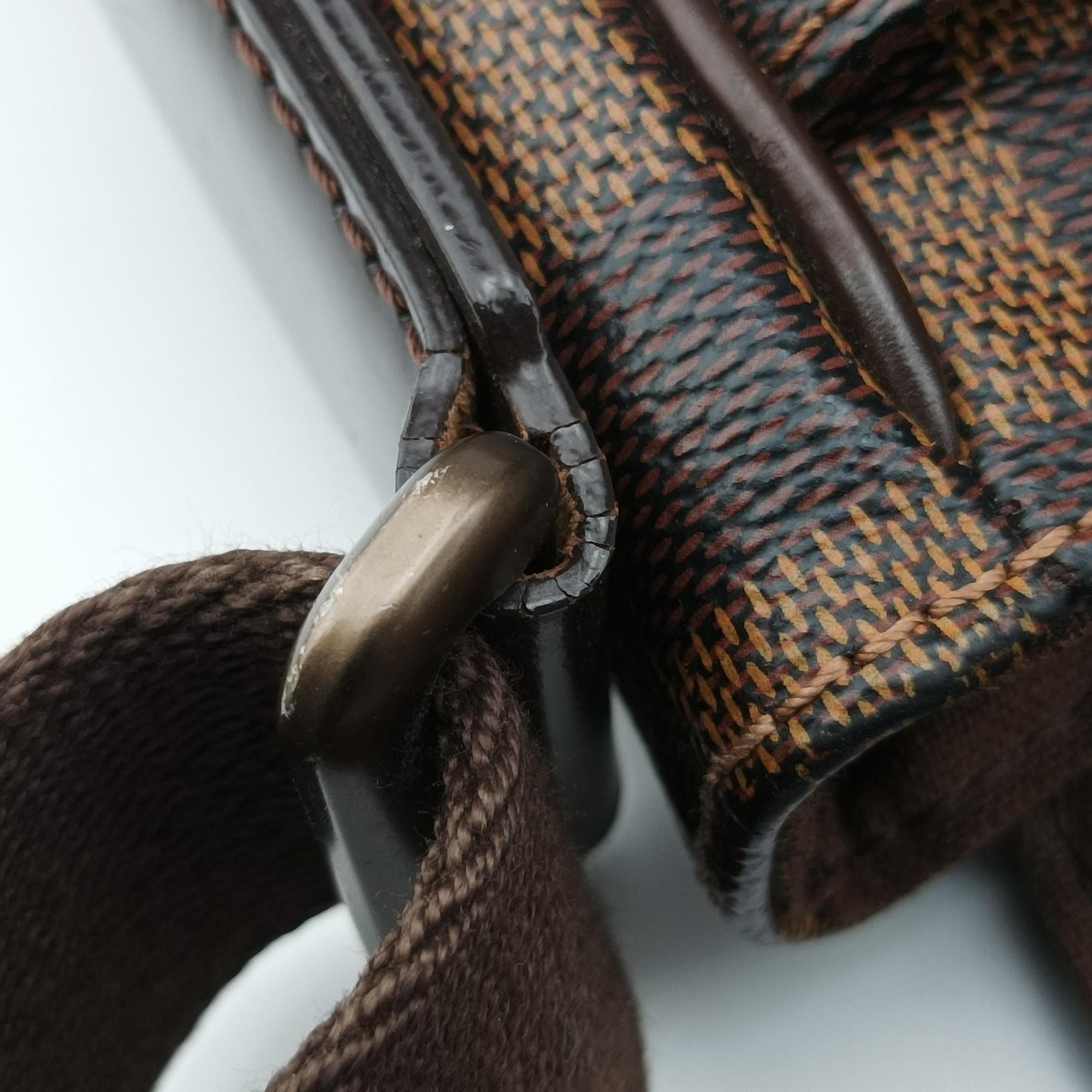 Pre-owned Louis Vuitton DISTRICT PM EBENE Damier Canvas N41213 shoulderbag | stylenewstar