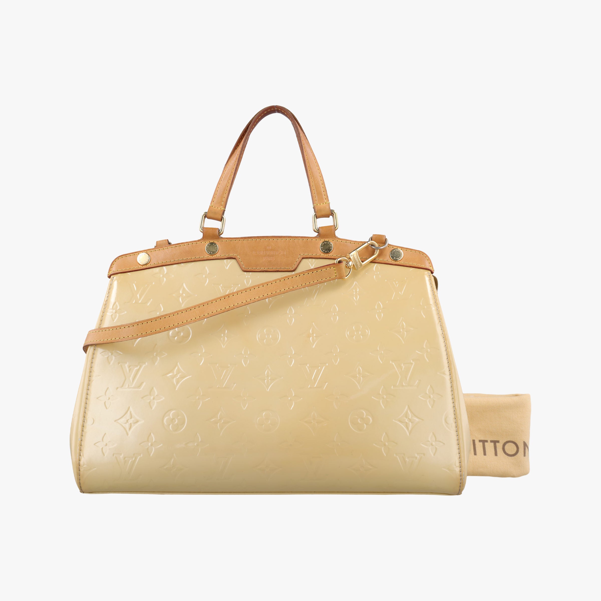 Pre-owned Louis Vuitton Brea MM Dunne Vernis M90180 shoulderbag | stylenewstar