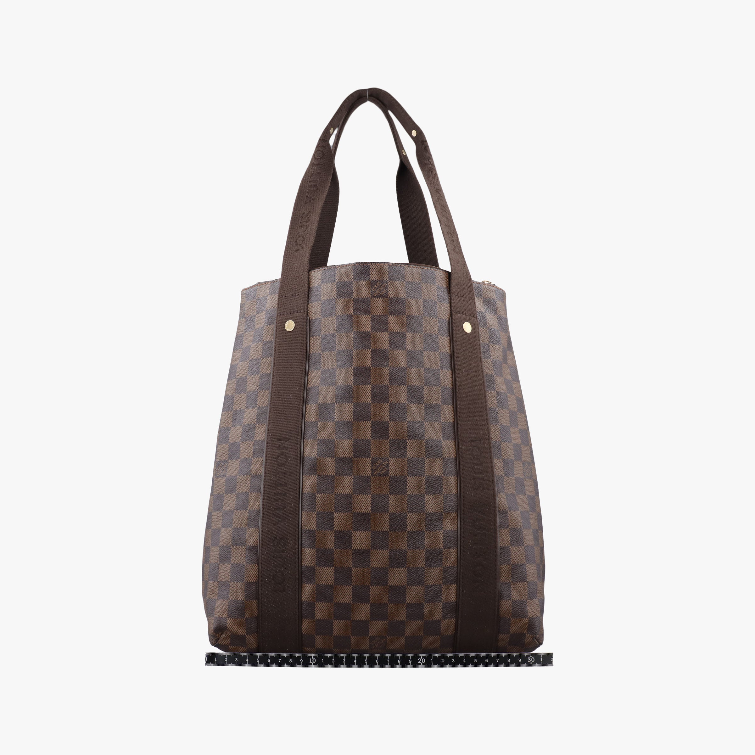 Pre-owned Louis Vuitton Cabas Bobur EBENE Damier Canvas N52006 handbag | stylenewstar