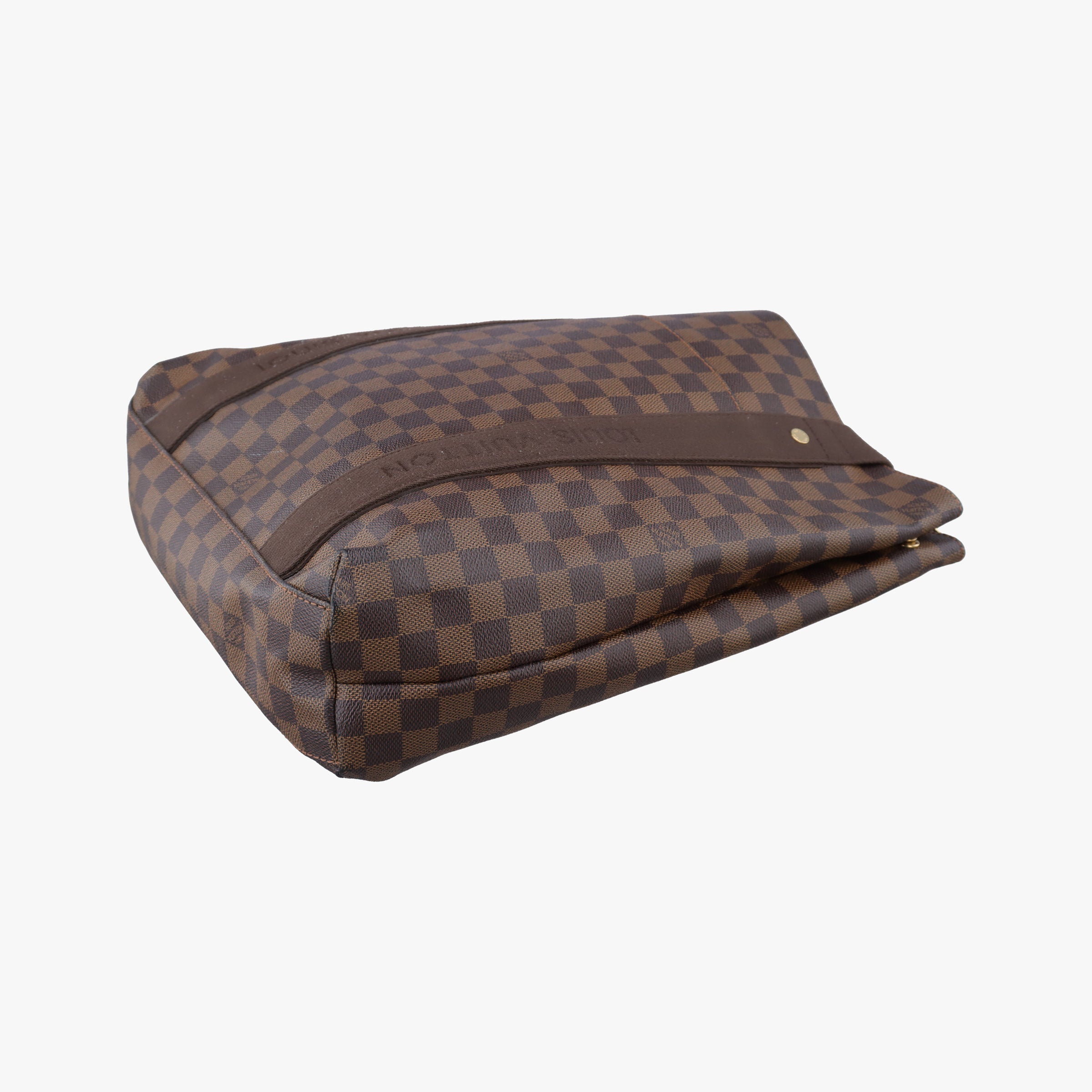 Pre-owned Louis Vuitton Cabas Bobur EBENE Damier Canvas N52006 handbag | stylenewstar