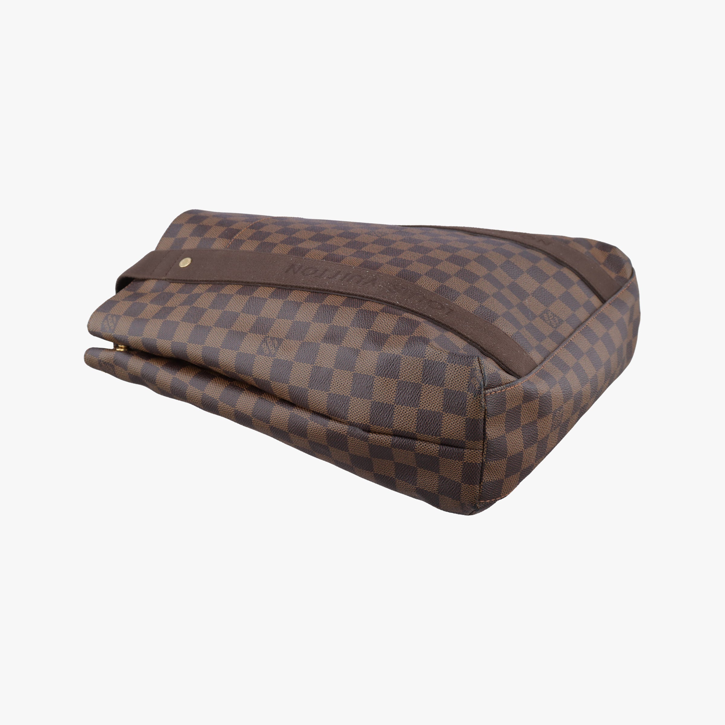 Pre-owned Louis Vuitton Cabas Bobur EBENE Damier Canvas N52006 handbag | stylenewstar