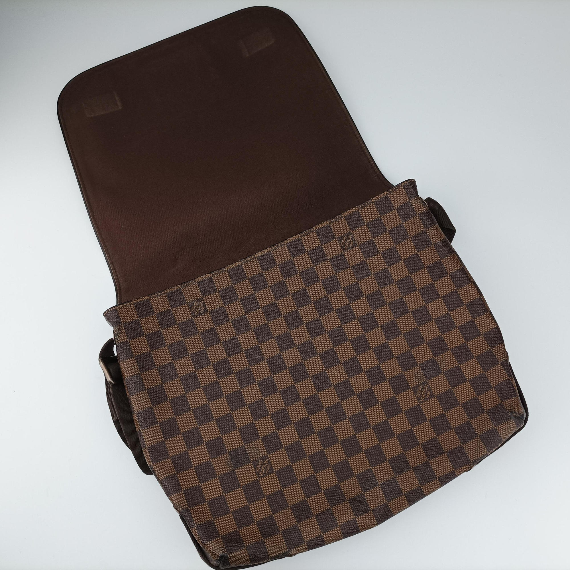 Pre-owned Louis Vuitton BROOKLYN MM EBENE Damier Canvas N51211 shoulderbag | stylenewstar
