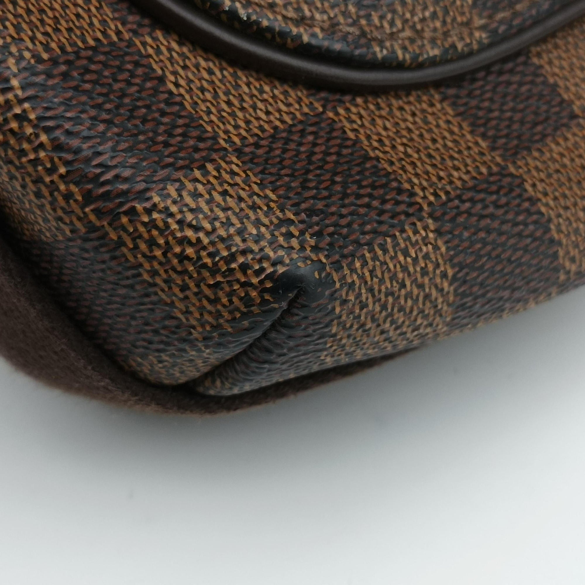 Pre-owned Louis Vuitton BROOKLYN MM EBENE Damier Canvas N51211 shoulderbag | stylenewstar