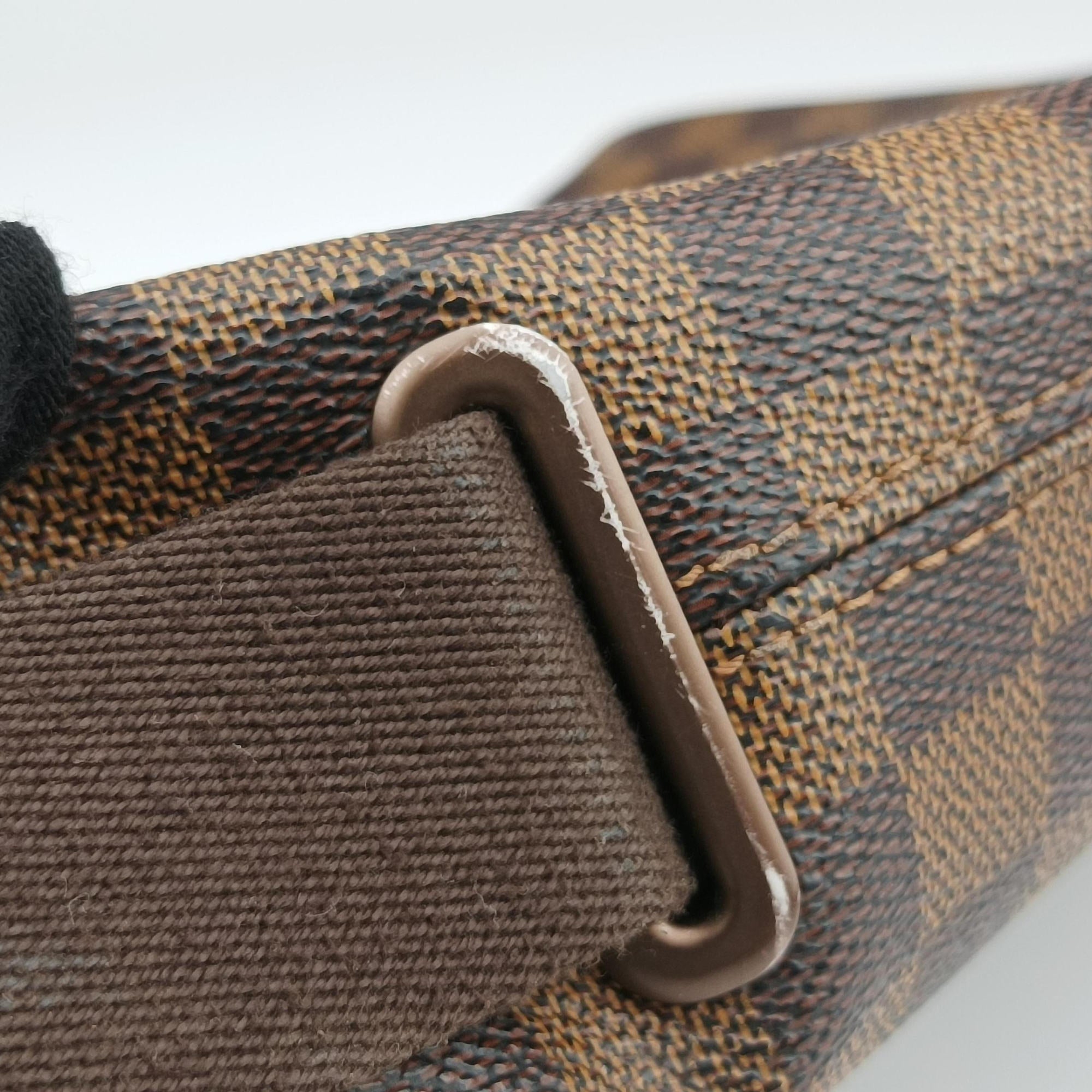 Pre-owned Louis Vuitton BROOKLYN MM EBENE Damier Canvas N51211 shoulderbag | stylenewstar