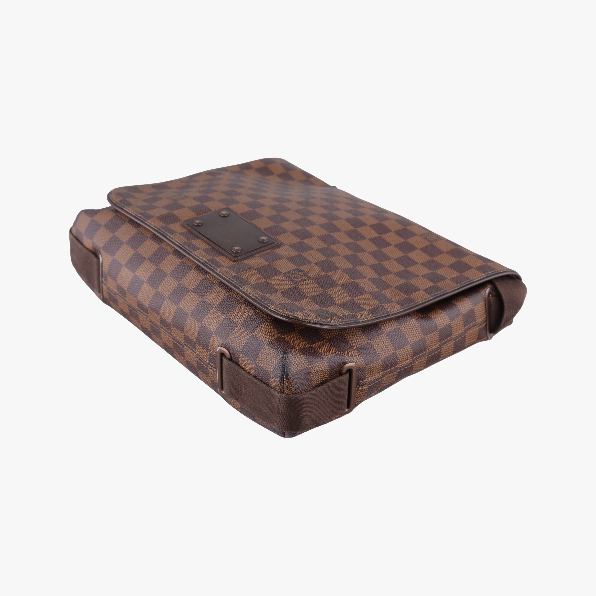 Pre-owned Louis Vuitton BROOKLYN MM EBENE Damier Canvas N51211 shoulderbag | stylenewstar