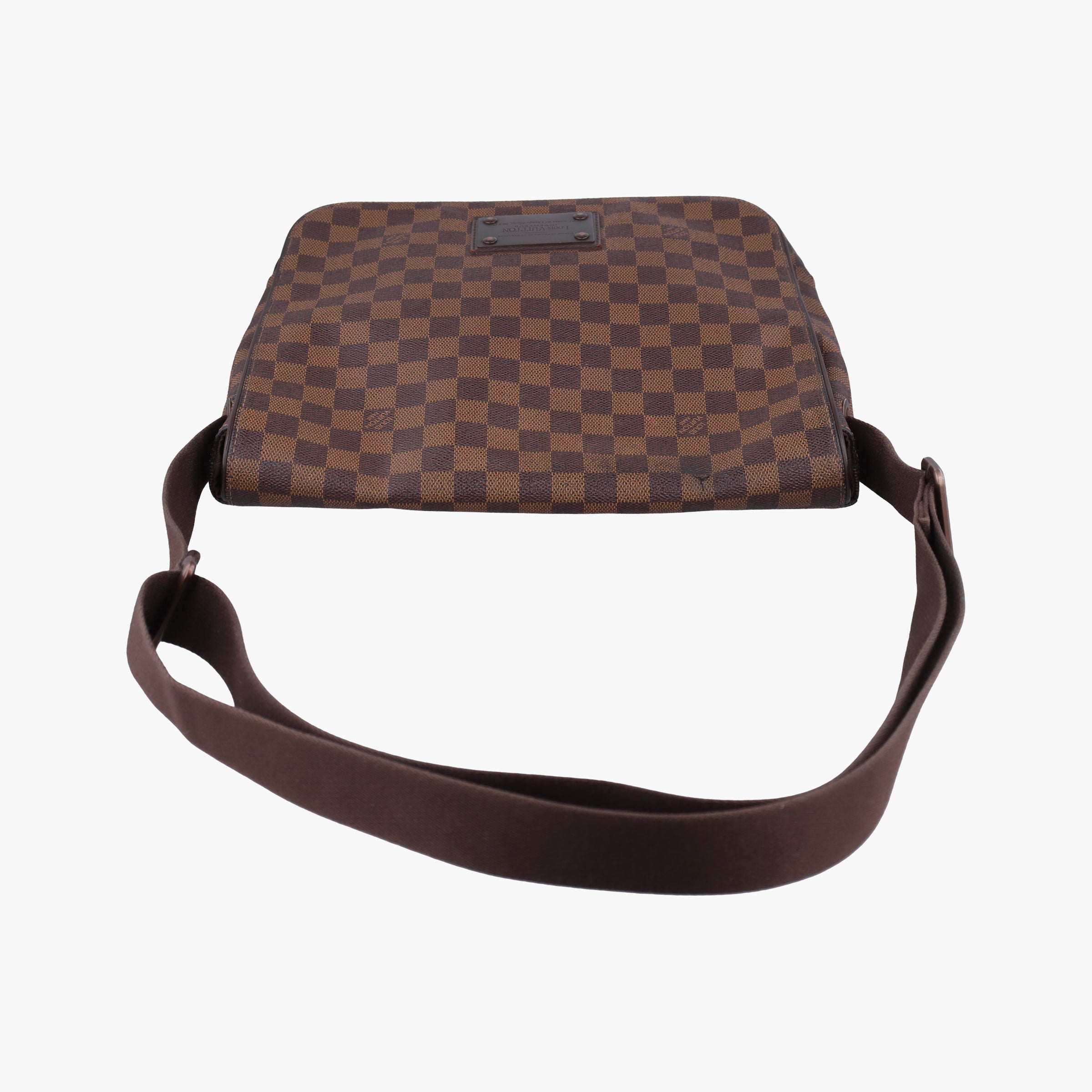 Pre-owned Louis Vuitton BROOKLYN MM EBENE Damier Canvas N51211 shoulderbag | stylenewstar