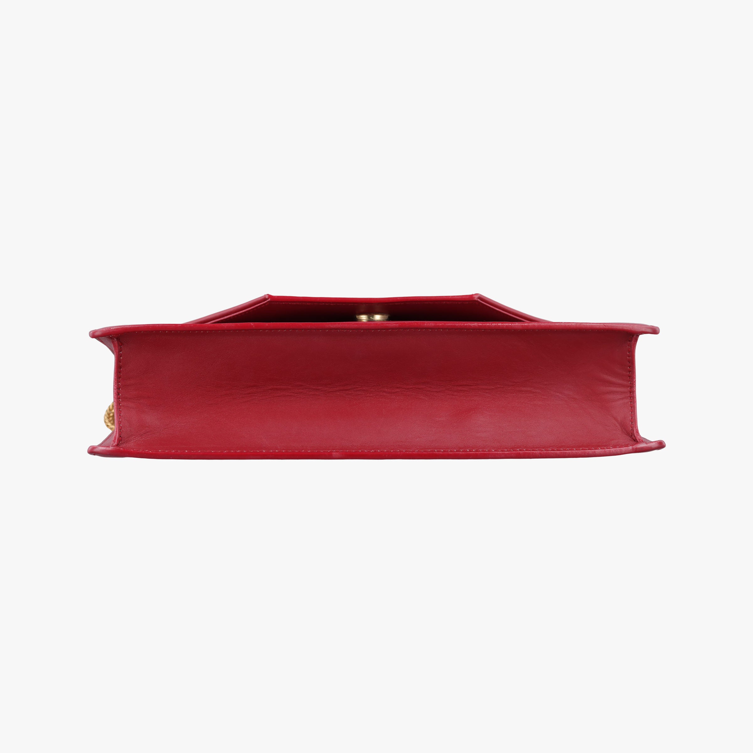 Pre-owned Yves Saint Laurent BETTY Red Leather 314515 shoulderbag | stylenewstar