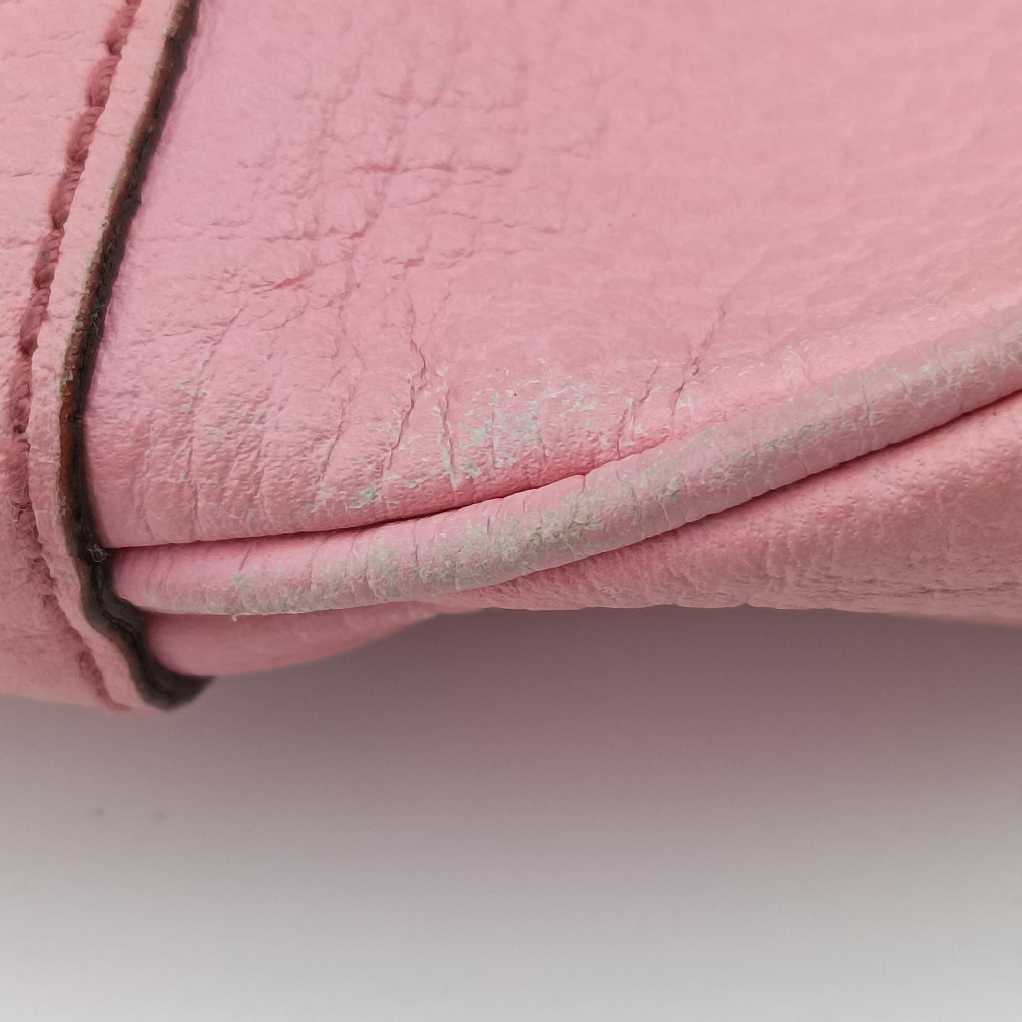 Pre-owned Gucci Bamboo Ring Hobo Pink Leather 137577 shoulderbag | stylenewstar