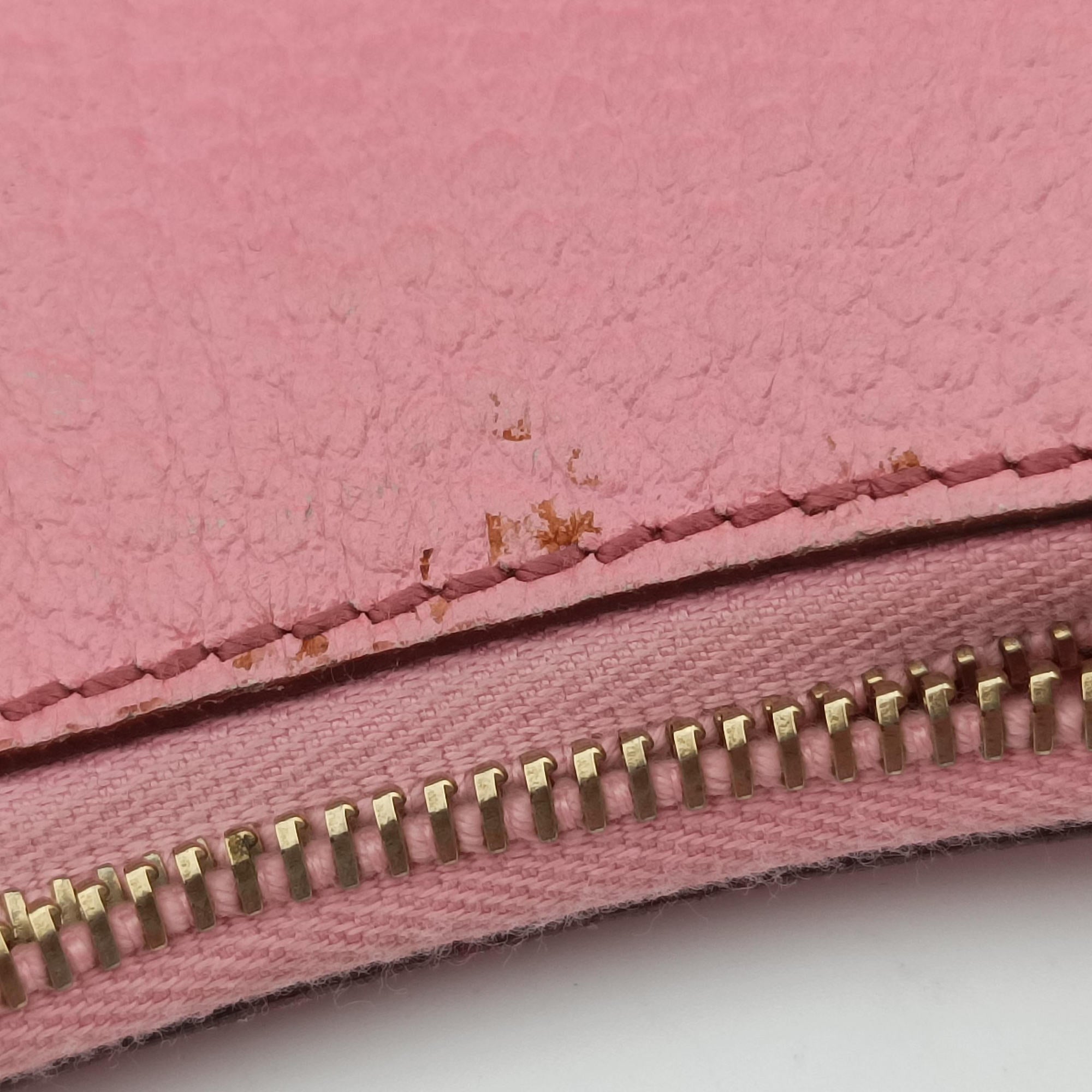 Pre-owned Gucci Bamboo Ring Hobo Pink Leather 137577 shoulderbag | stylenewstar