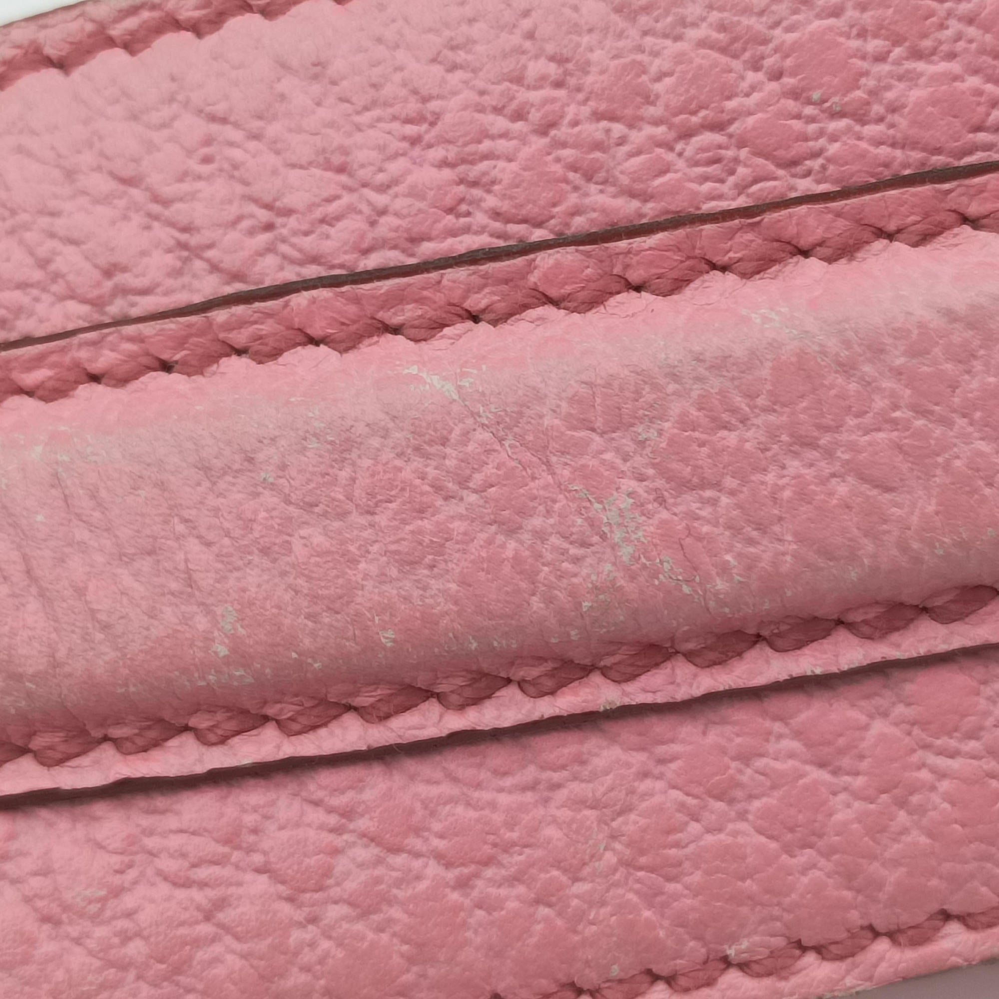 Pre-owned Gucci Bamboo Ring Hobo Pink Leather 137577 shoulderbag | stylenewstar