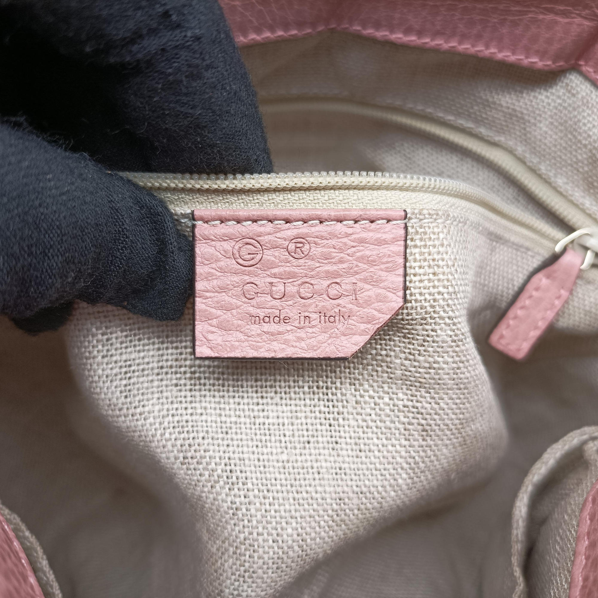Pre-owned Gucci Interlocking G Pink Leather 510302 shoulderbag | stylenewstar